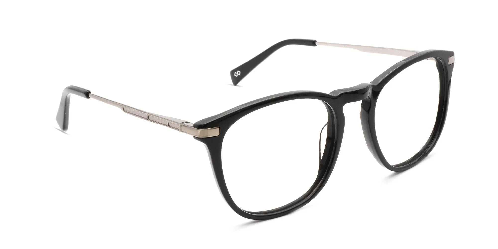Black Square Keyhole Glasses-2