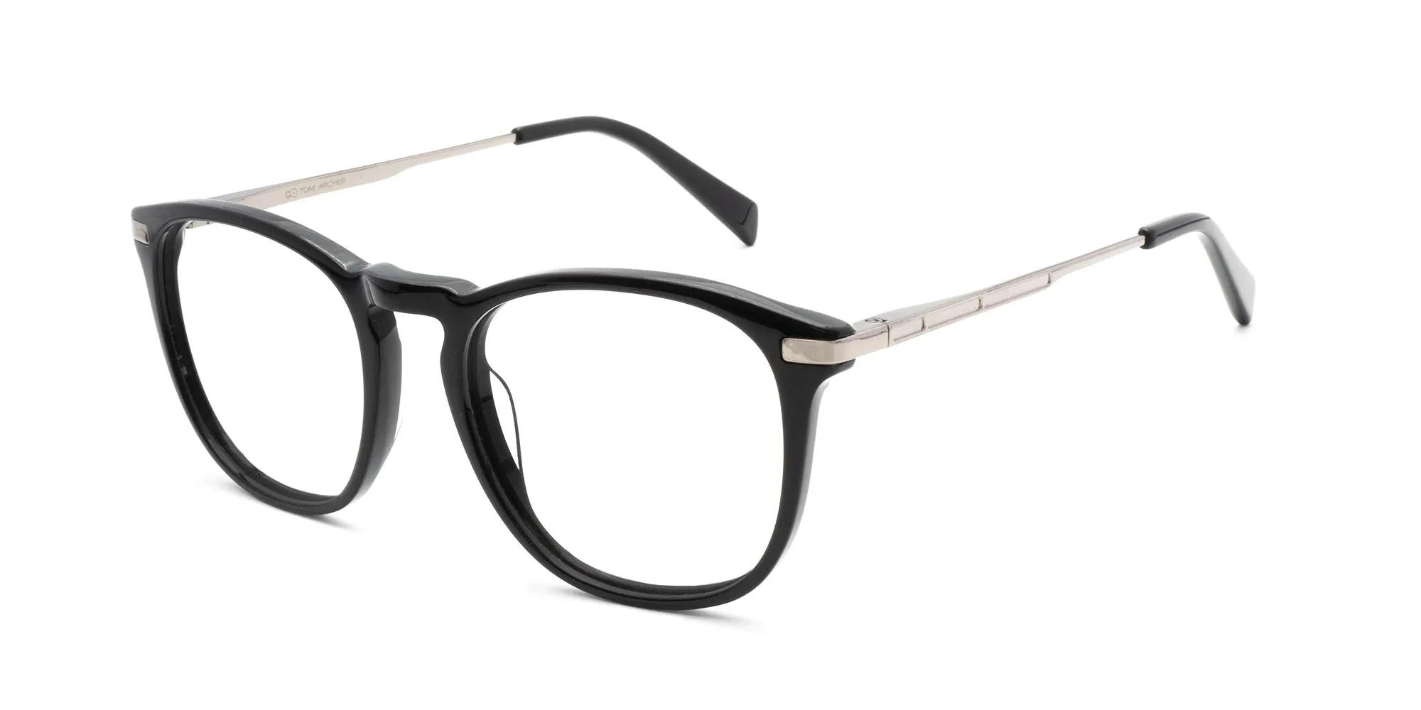 Black Square Keyhole Glasses-2