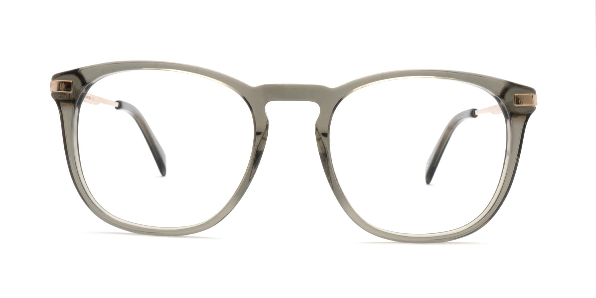 Crystal Grey Square Glasses For Men & Women-1