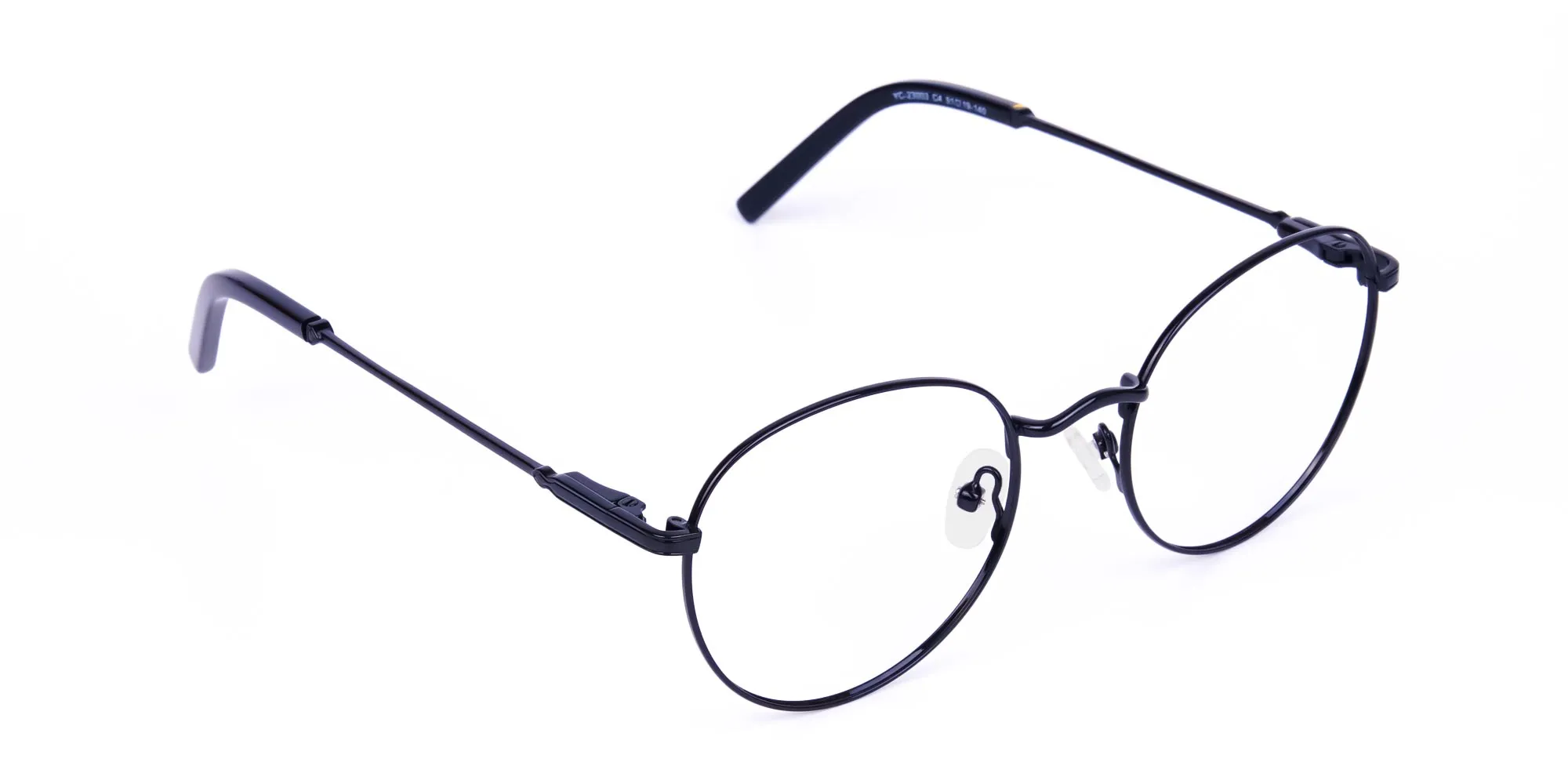 Designer Black Round Glasses Frame-2