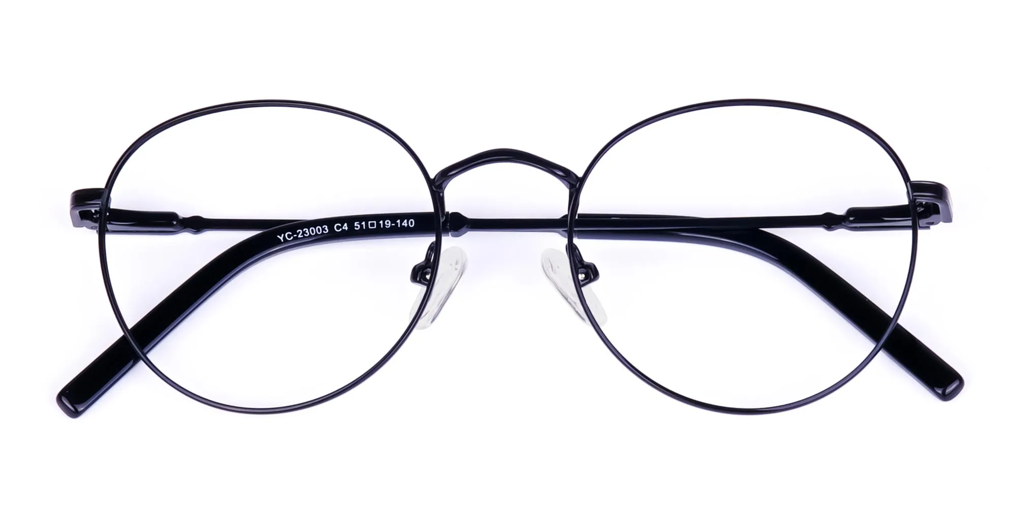 Designer Black Round Glasses Frame-2