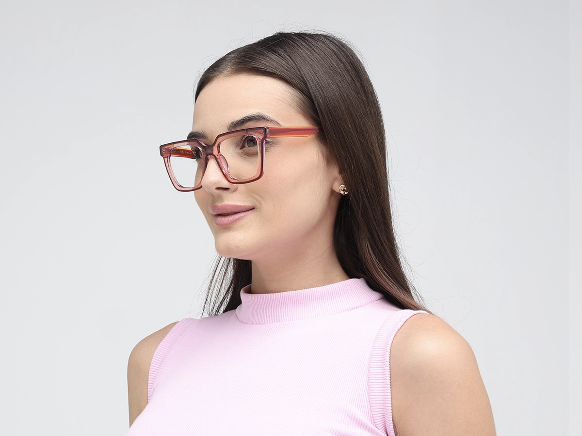 Red Square Unisex  Glasses 1