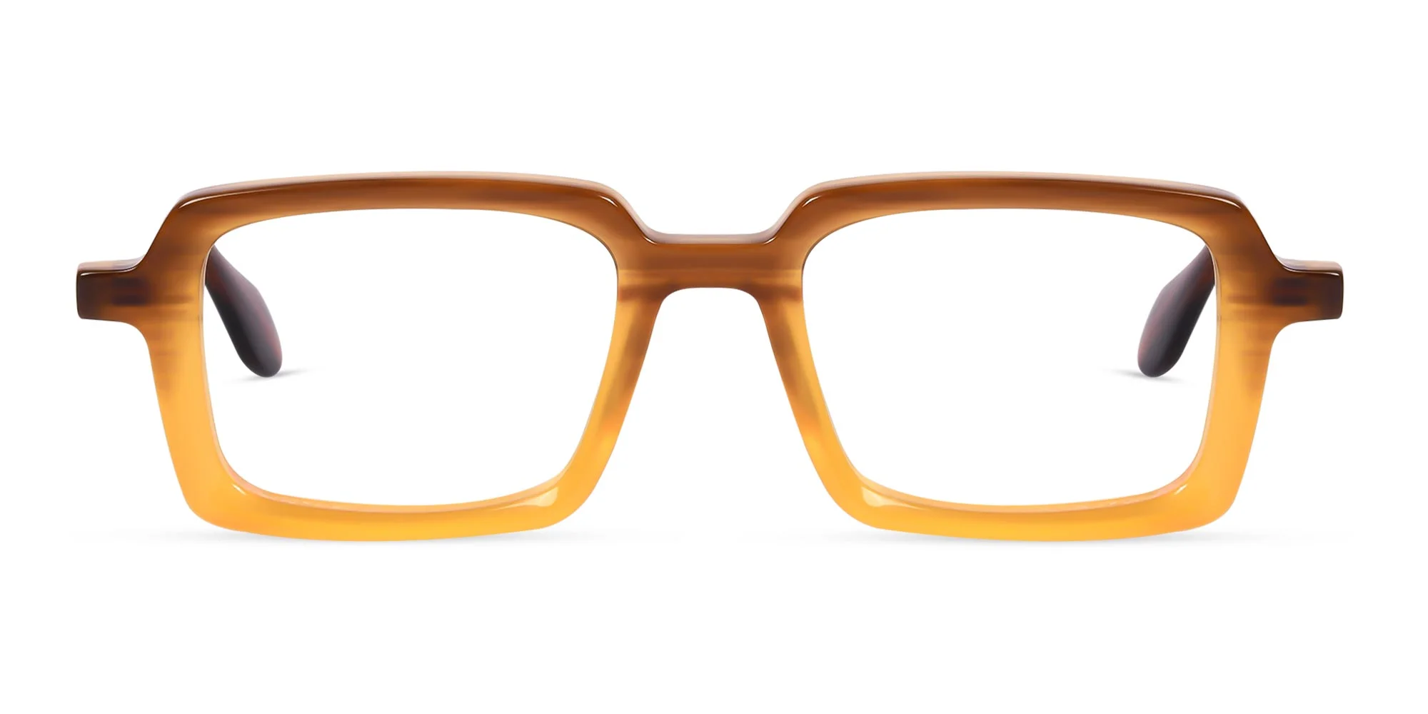 Rectangle Brown Glasses-1