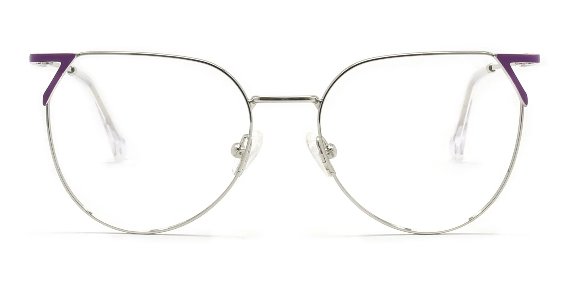 metal cat eye glasses-2