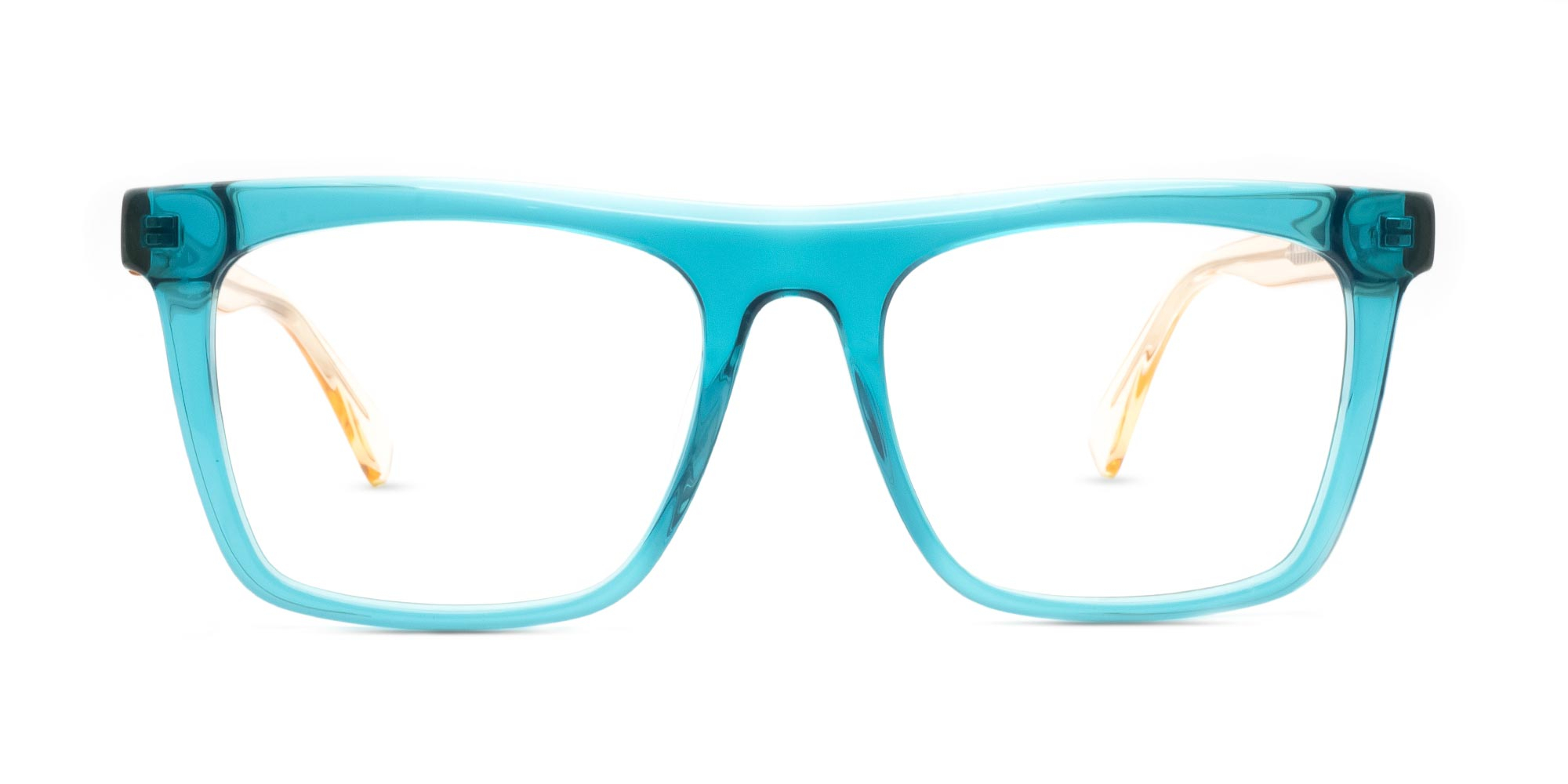 Blue Rectangular Glasses-1