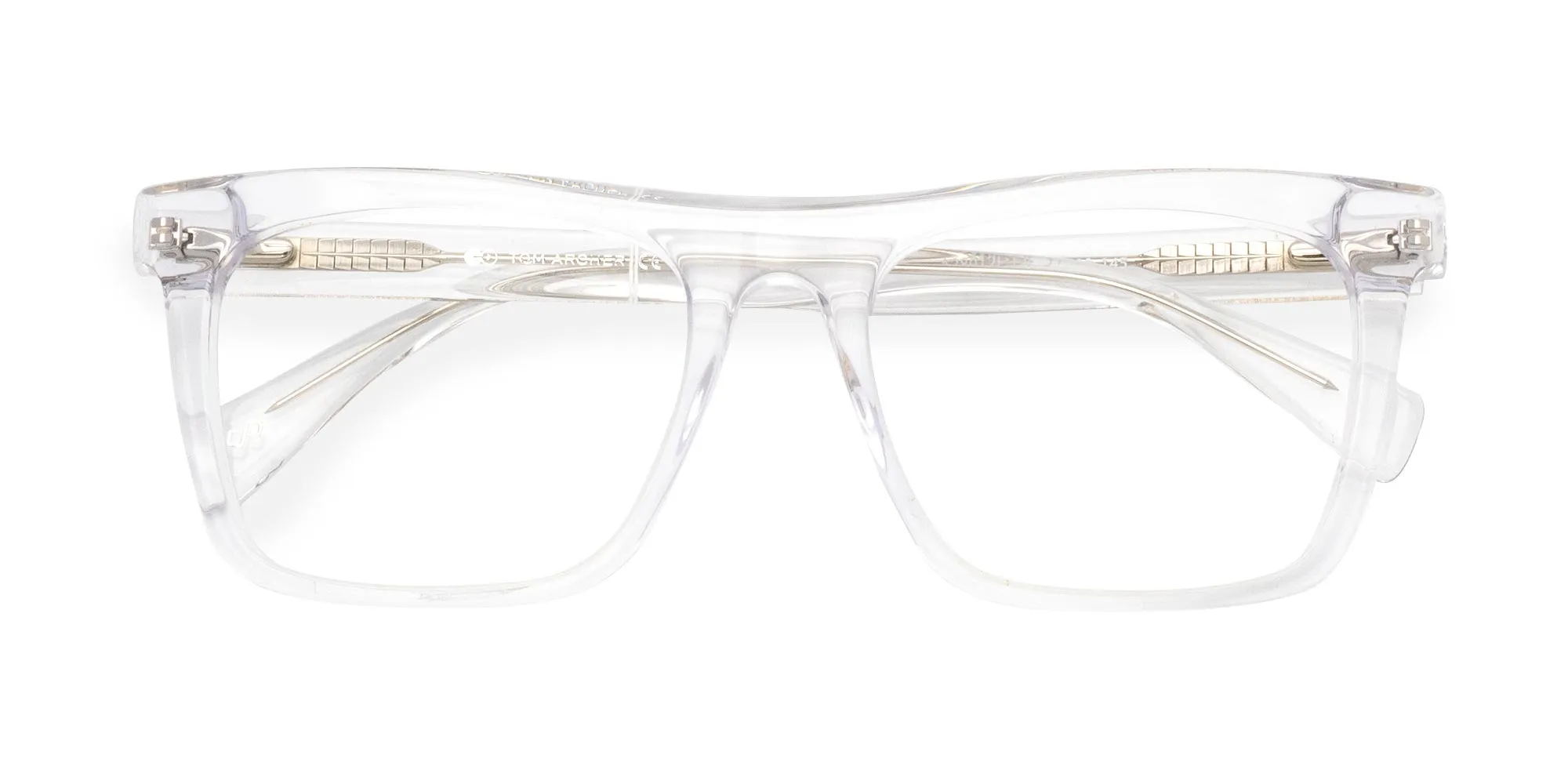 Clear Rectangular Glasses-2