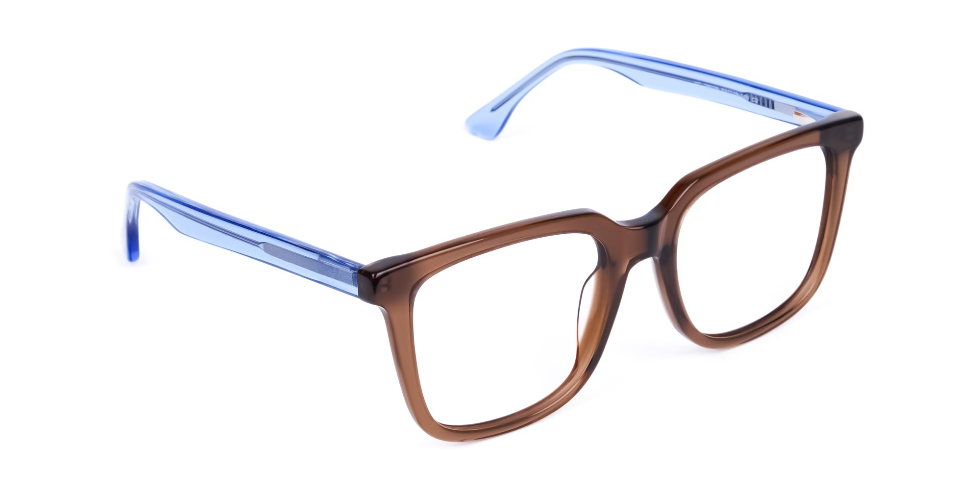 Crystal Brown Wayfarer Glasses-1