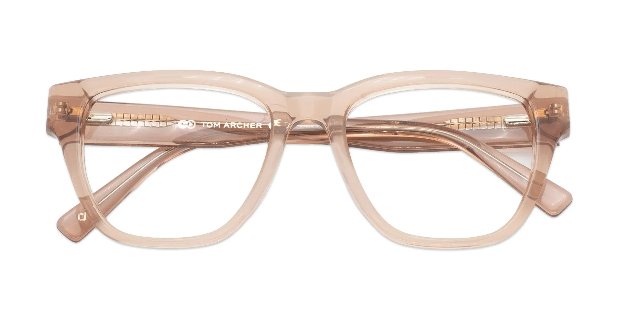 Crystal Brown Square Eyeglasses-2