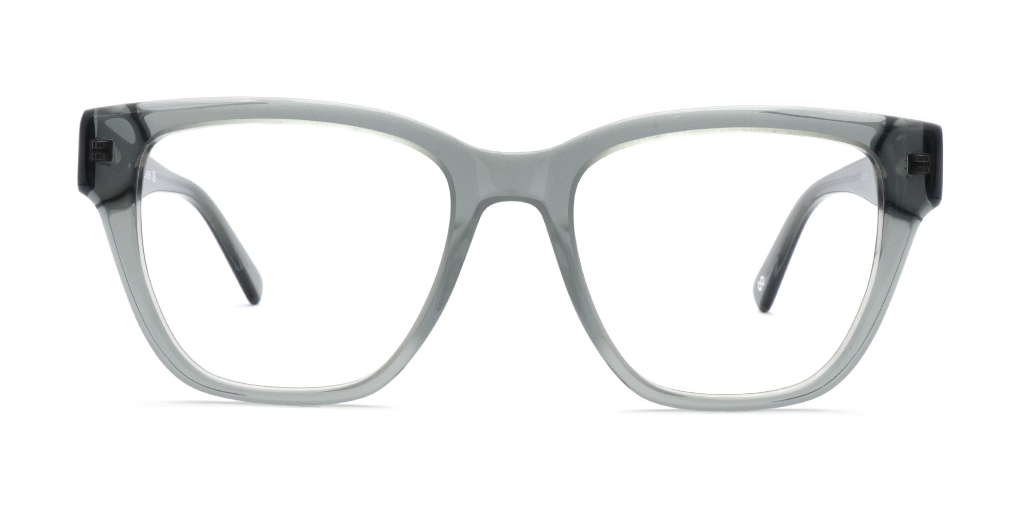Crystal Grey Square Glasses-1