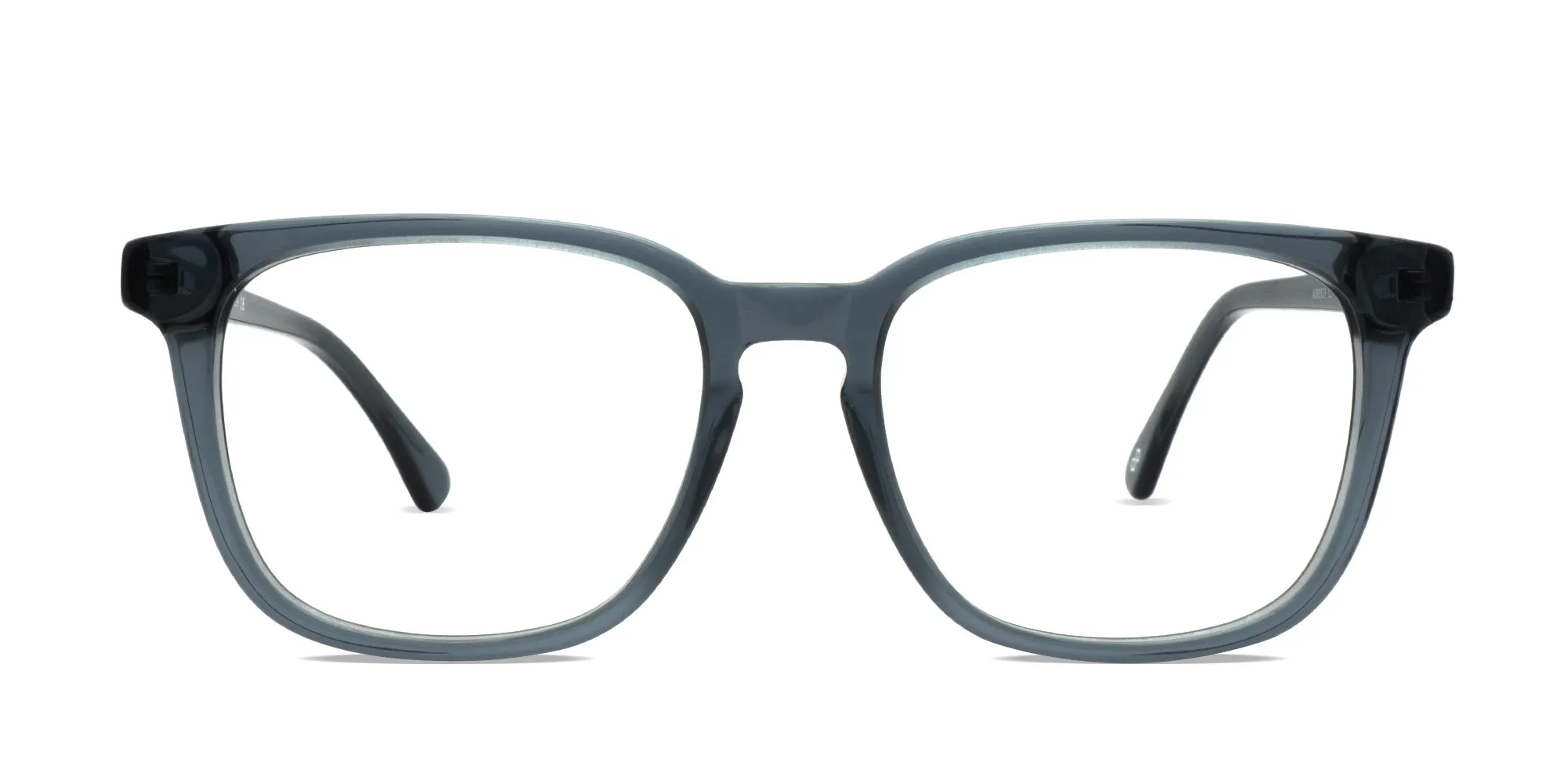 Dusty Blue Square Glasses-2