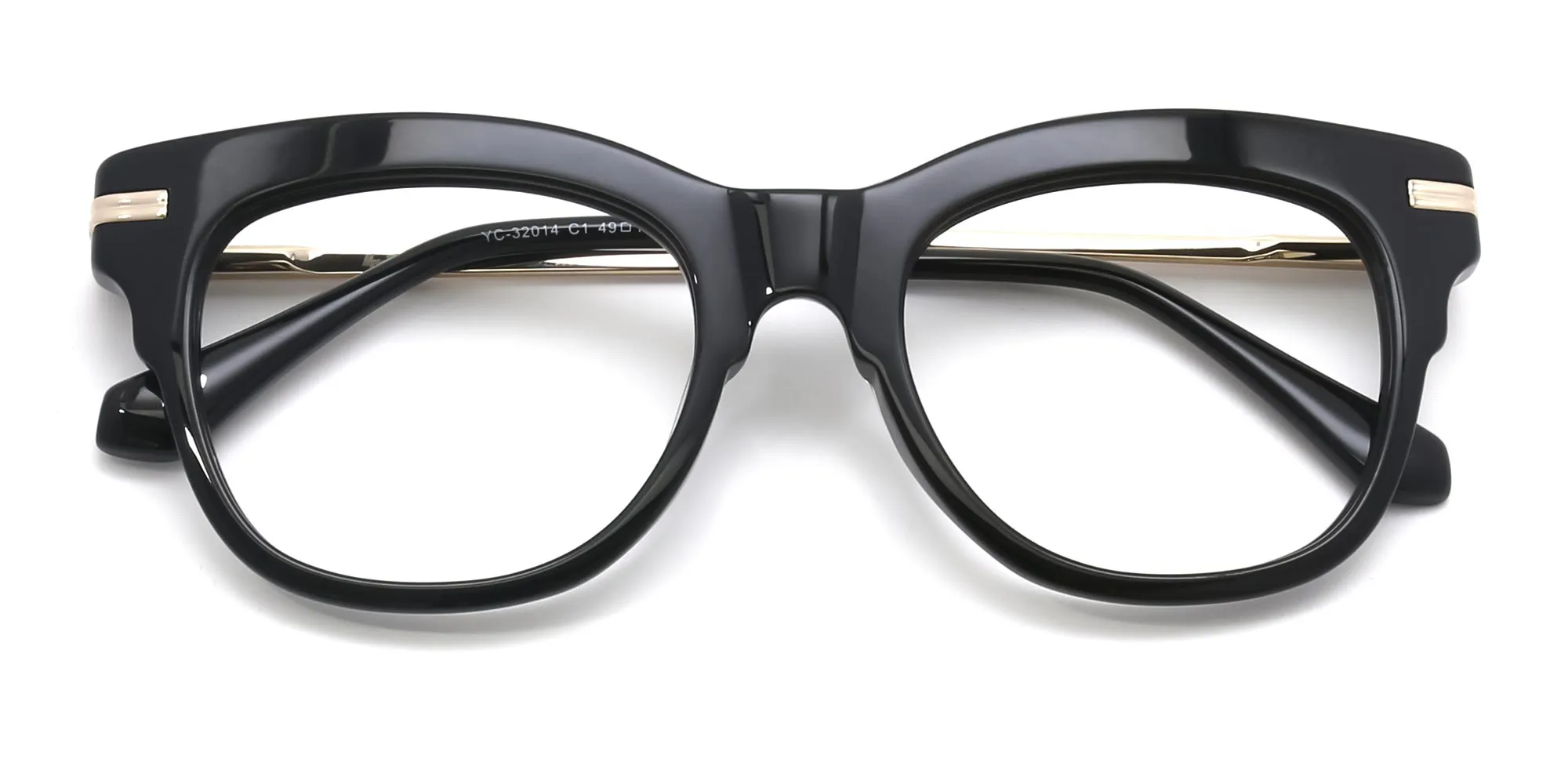 black cat eye glasses women-2