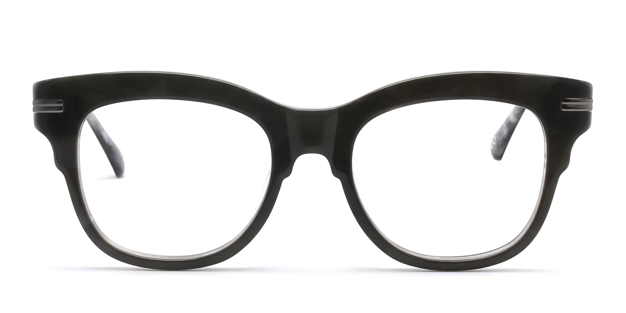 Grey cat eye glasses-2