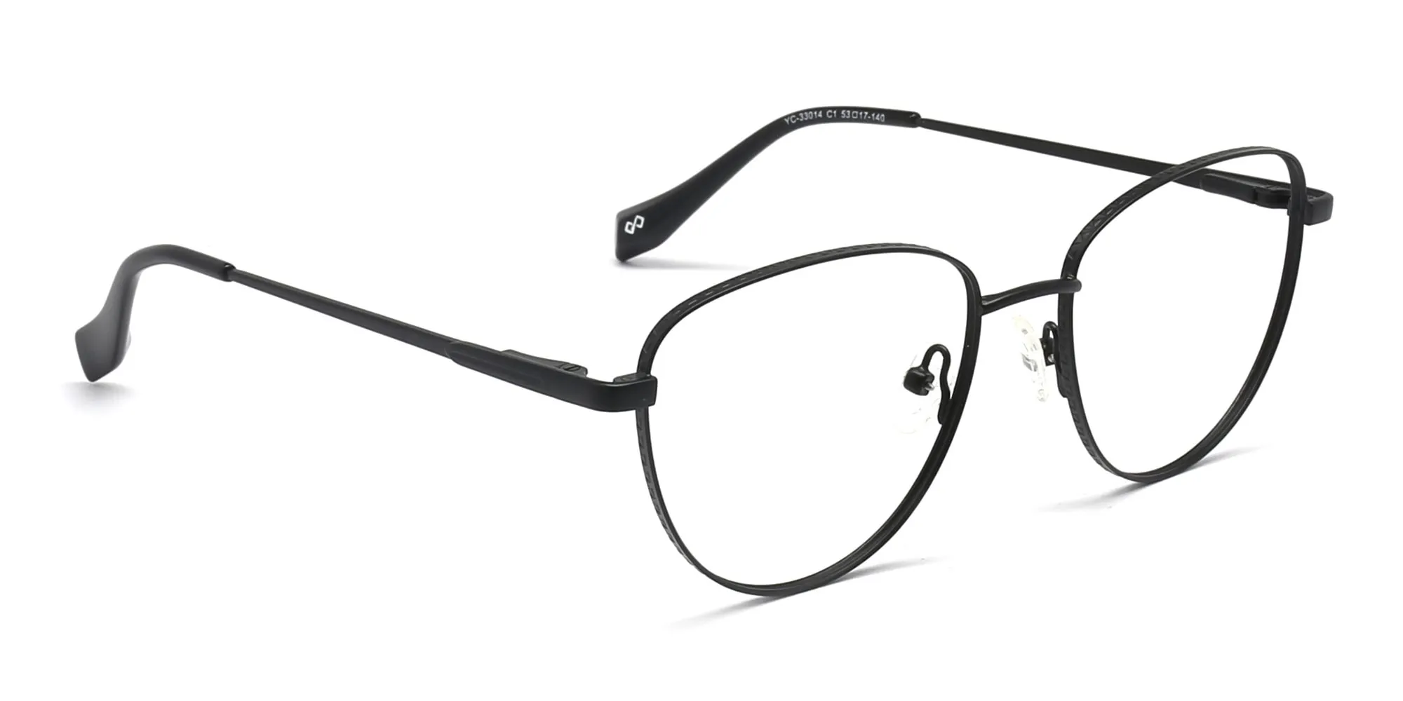 Black Frame Glasses Female-2