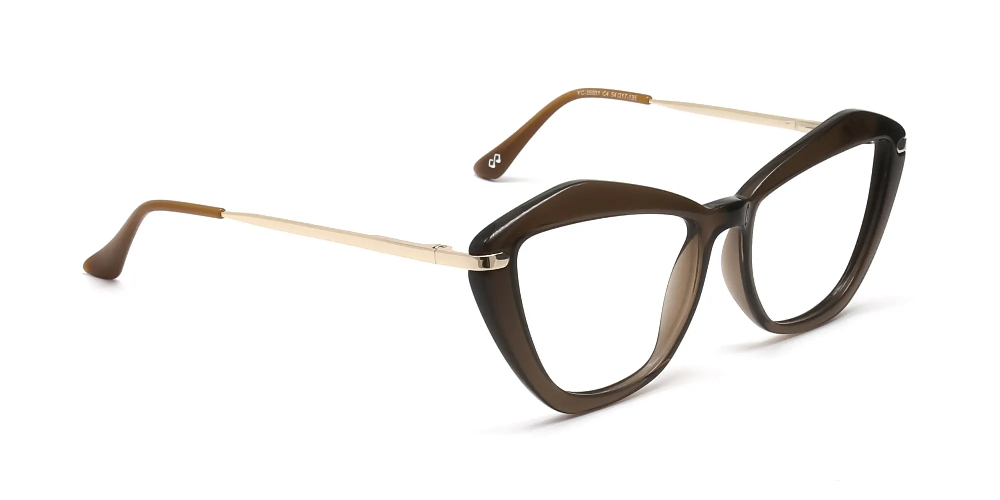 Brown Cat Eye Glasses-2