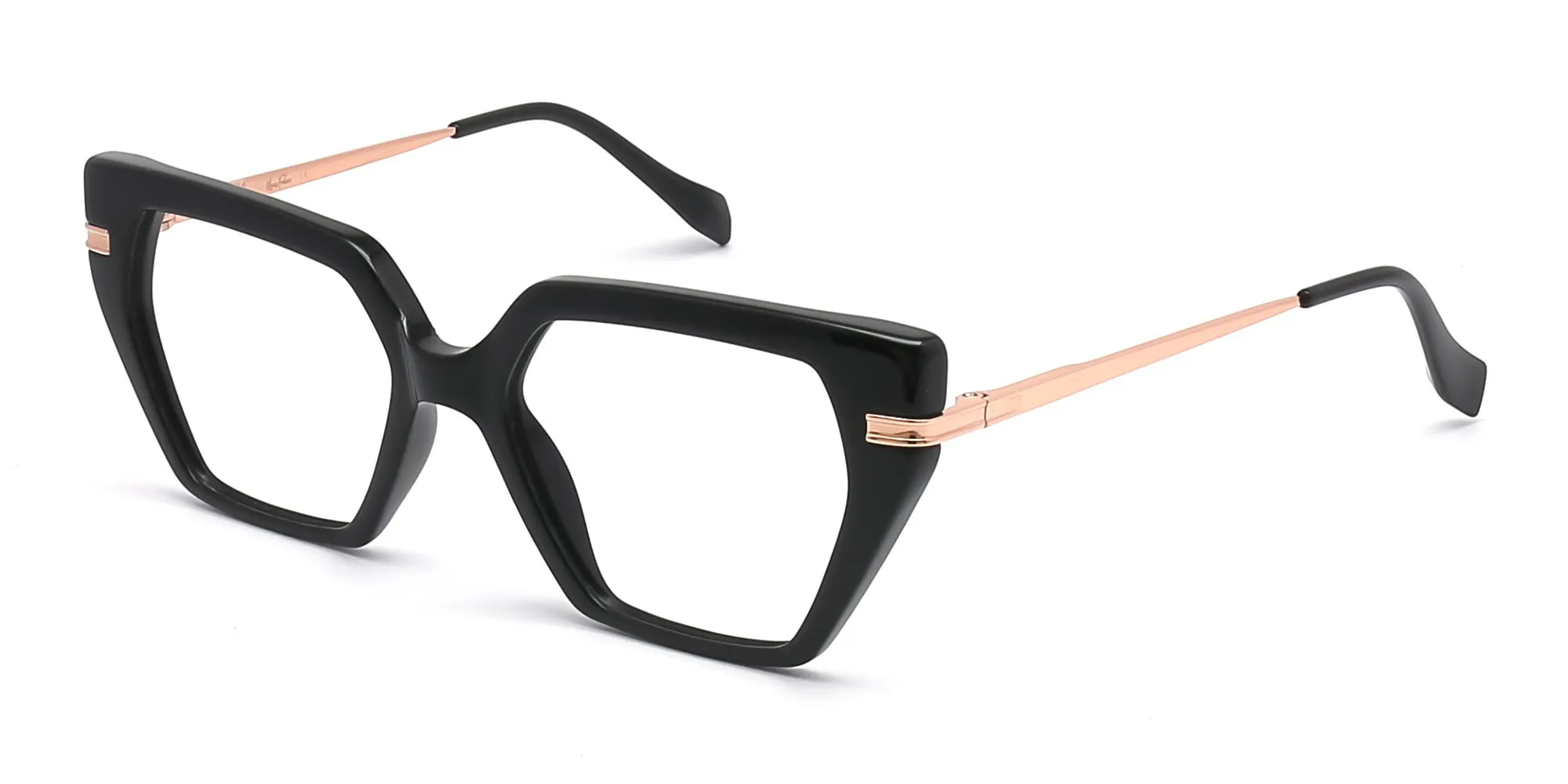 oversized black cat eye glasses-2