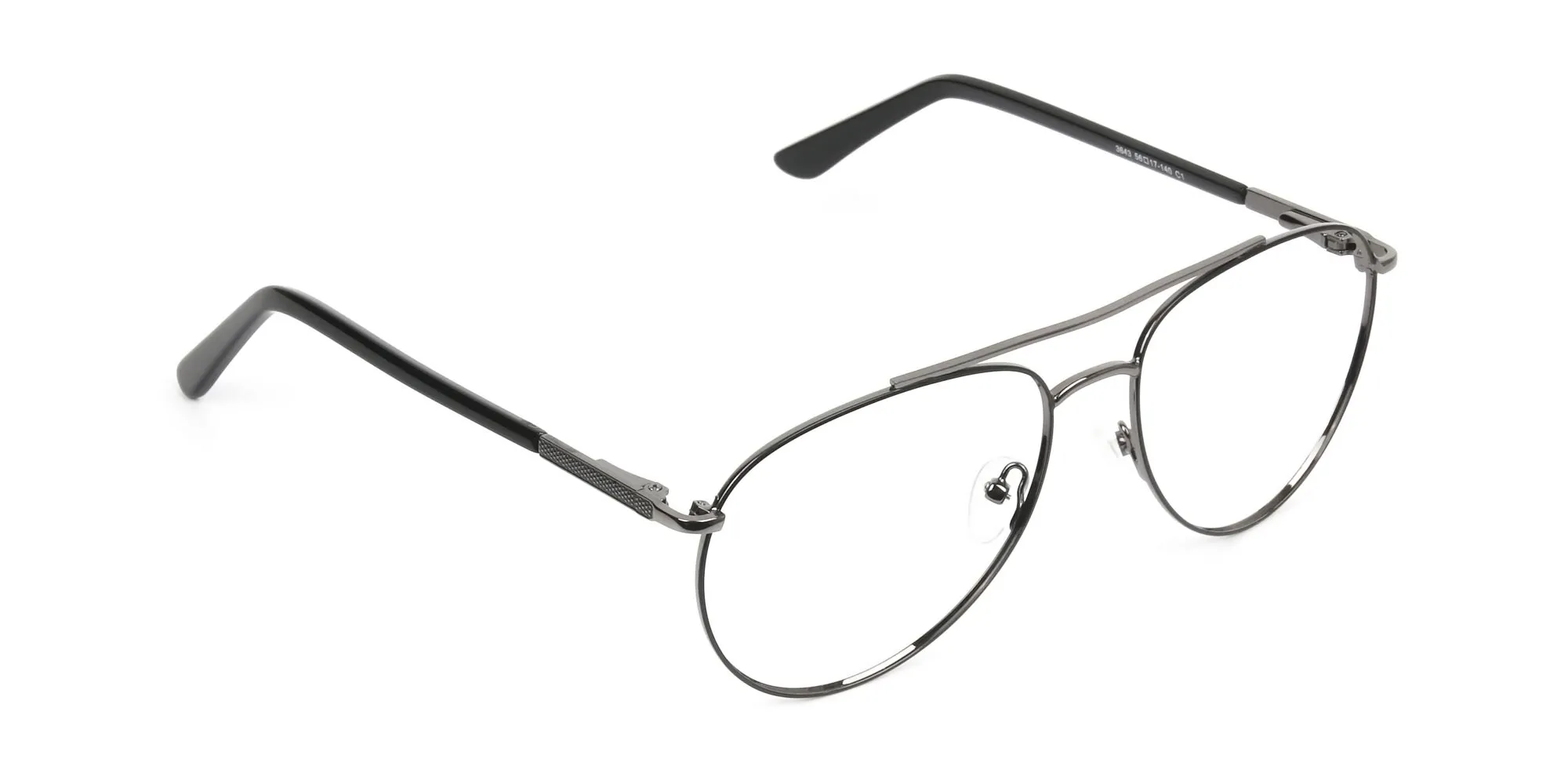 Ultralight Pilot Black & Gunmetal Glasses - 2