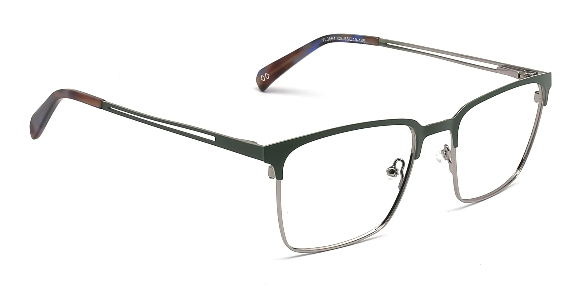 Green Square Glasses-2