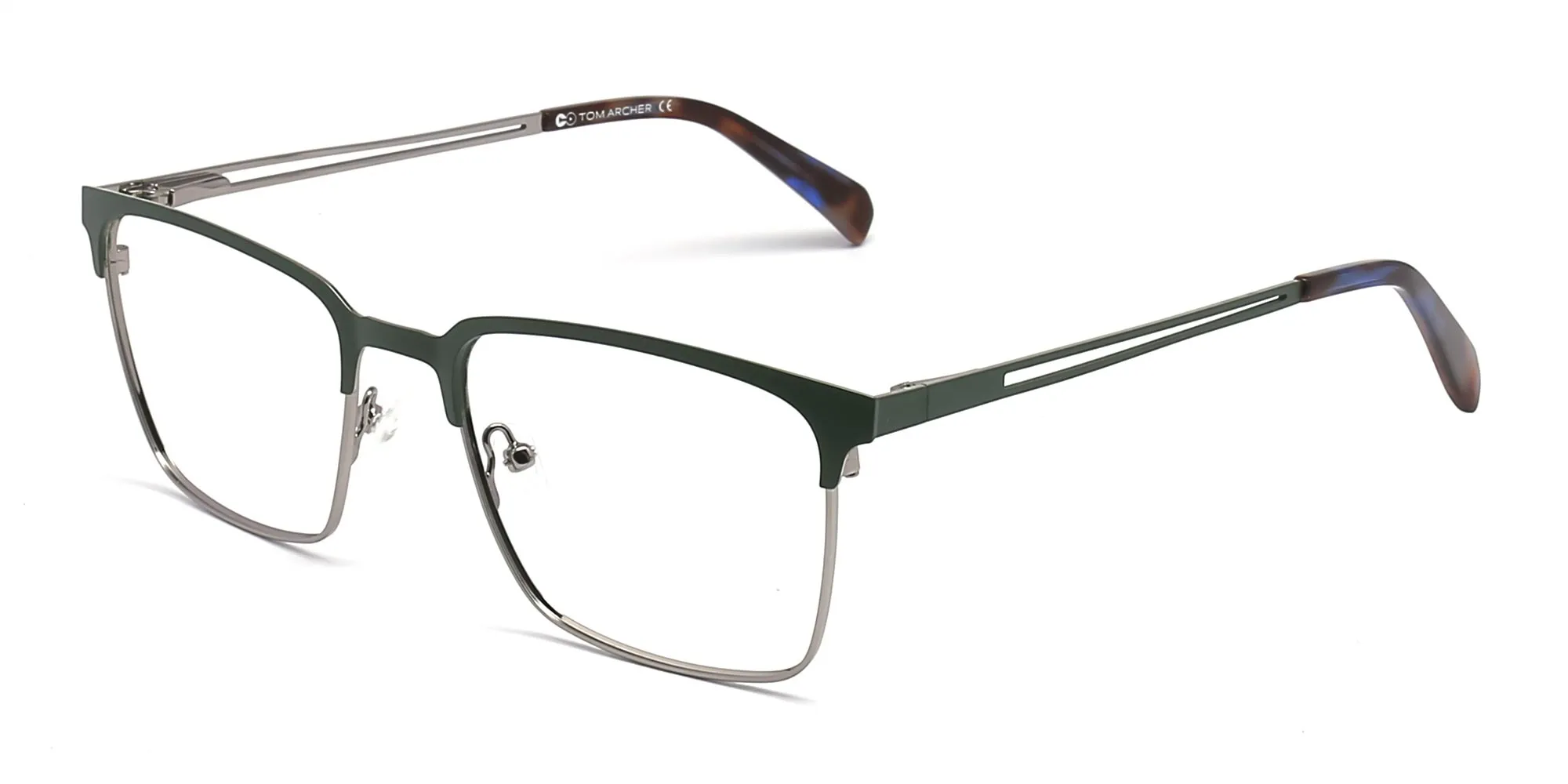 Green Square Glasses-2