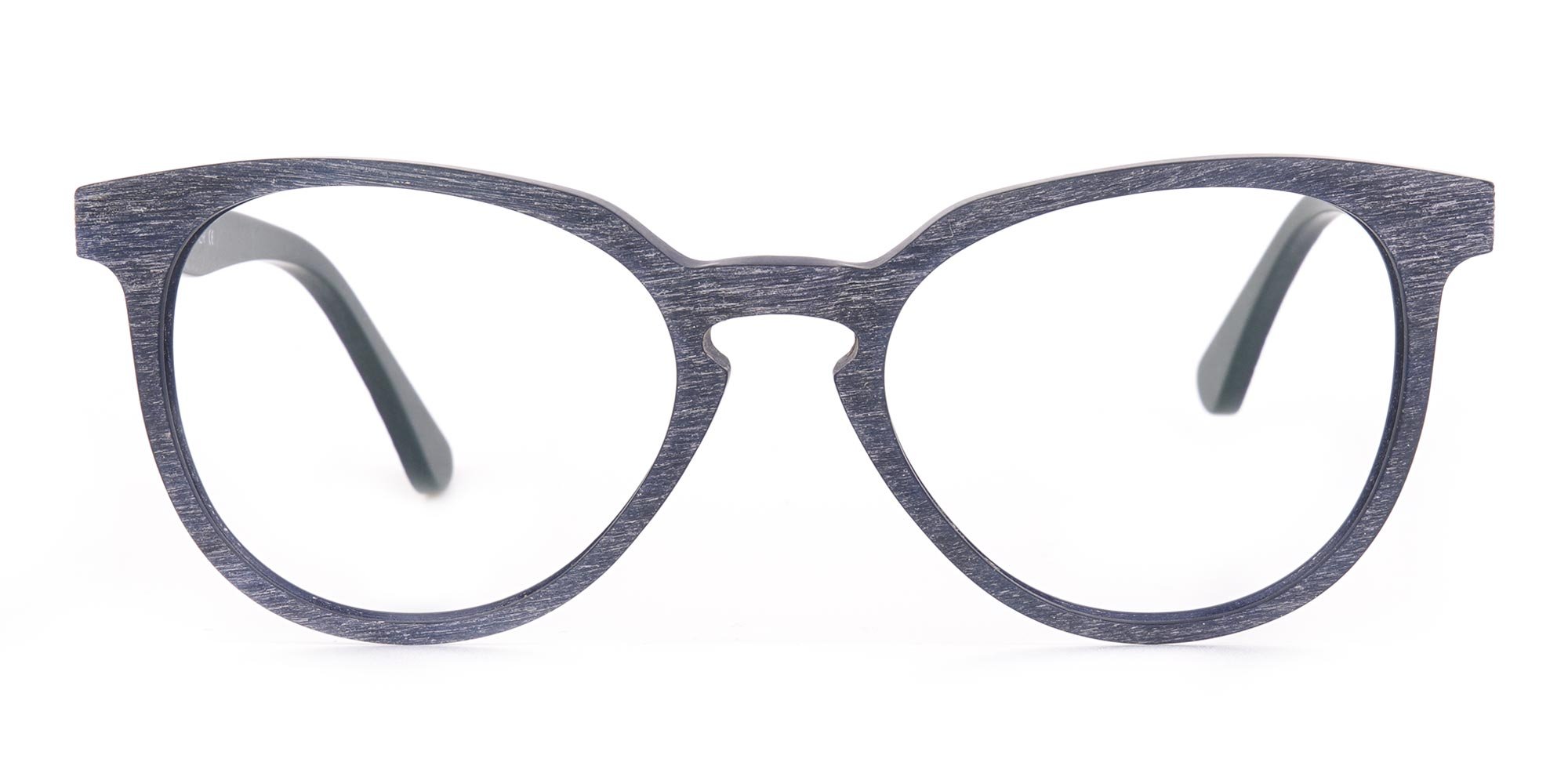 Dusty Green and Blue Wooden Glasses Frame