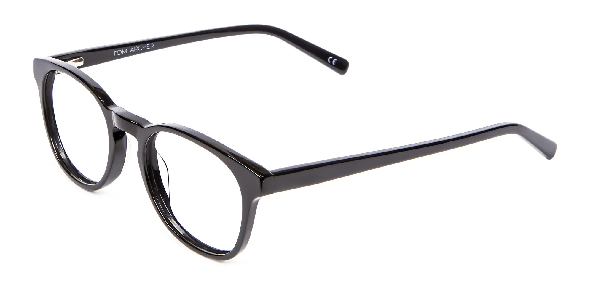 Round Shape Glasses in Black- 2