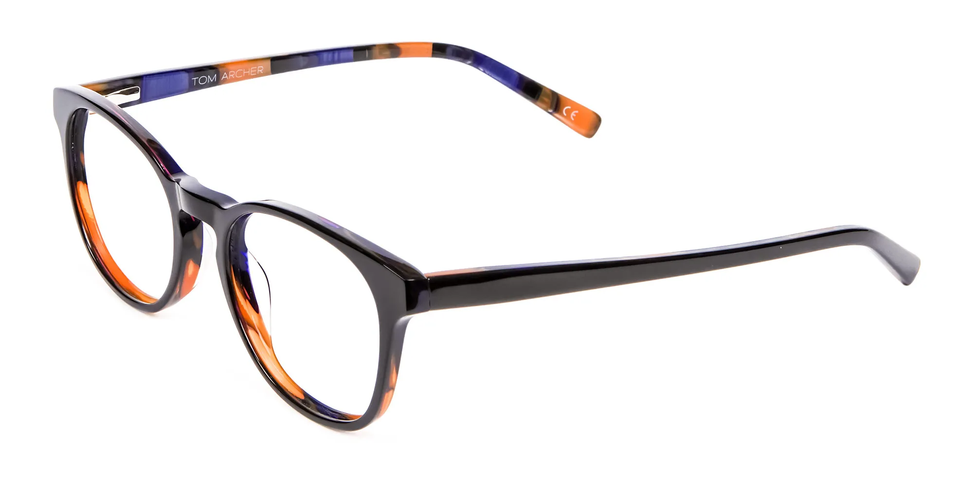 Purple and Orange Round Frame- 2