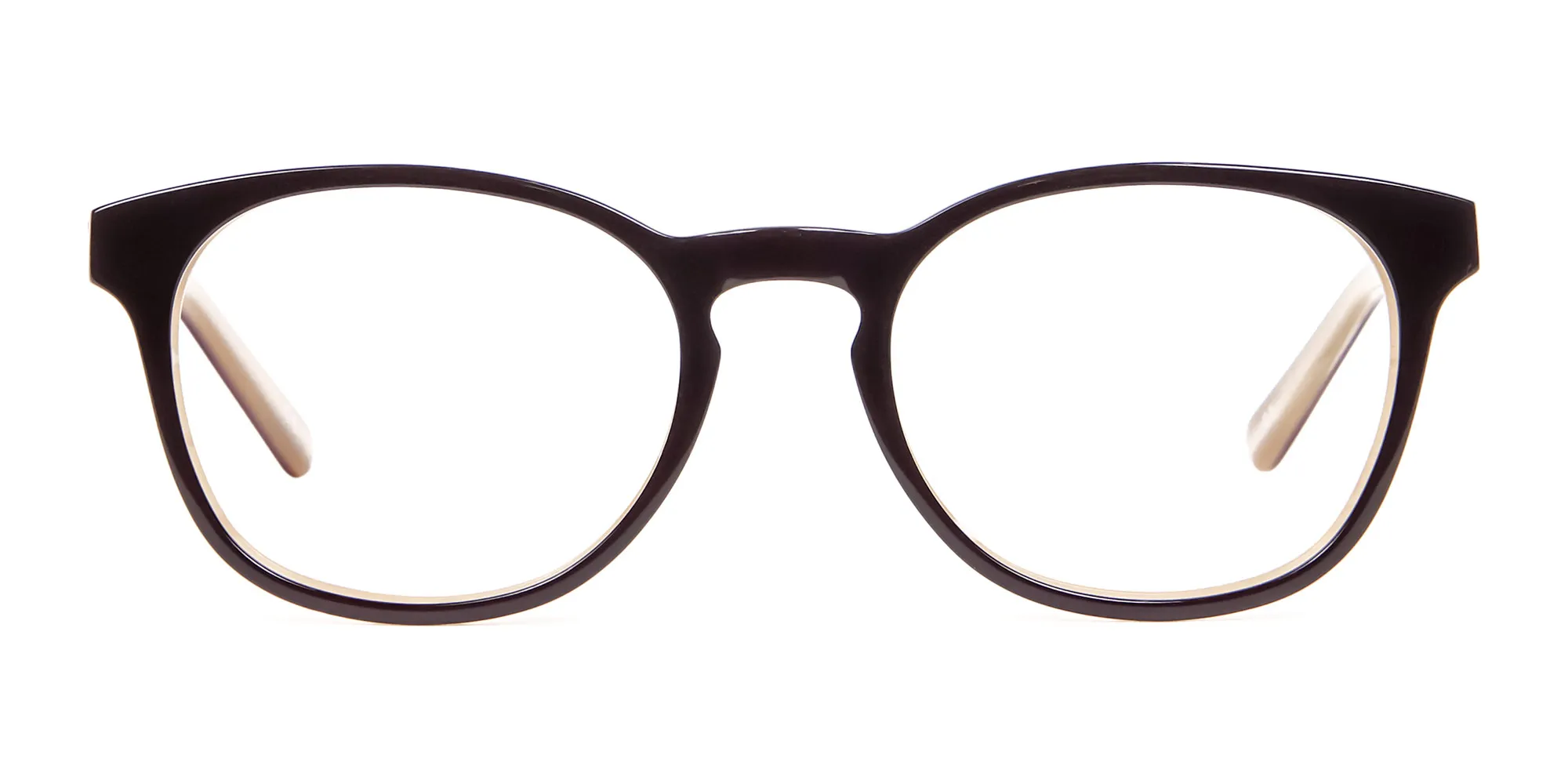 Black & Beige Reading Glasses -1