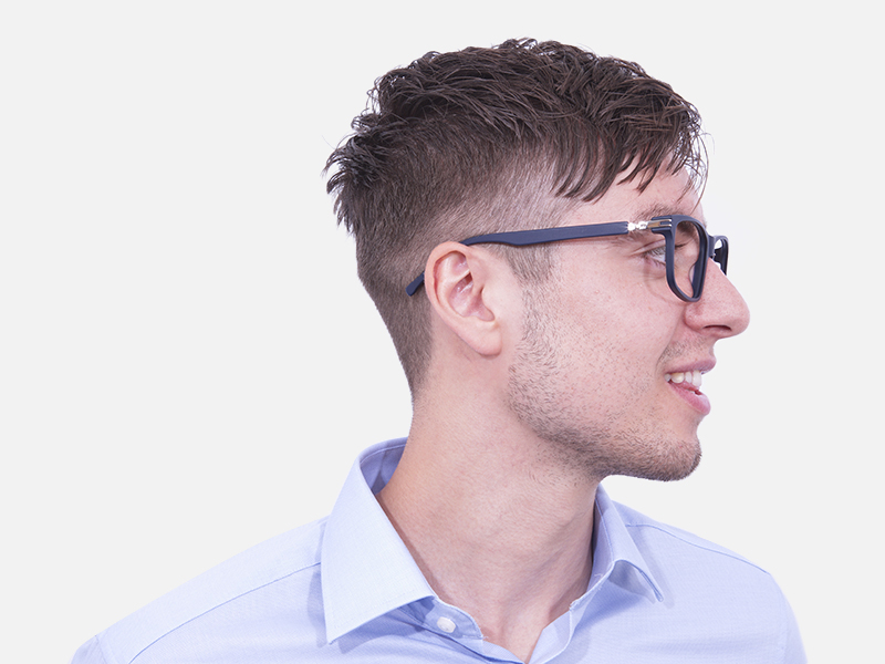 Light Weight Detail Crafted Glasses in Blue