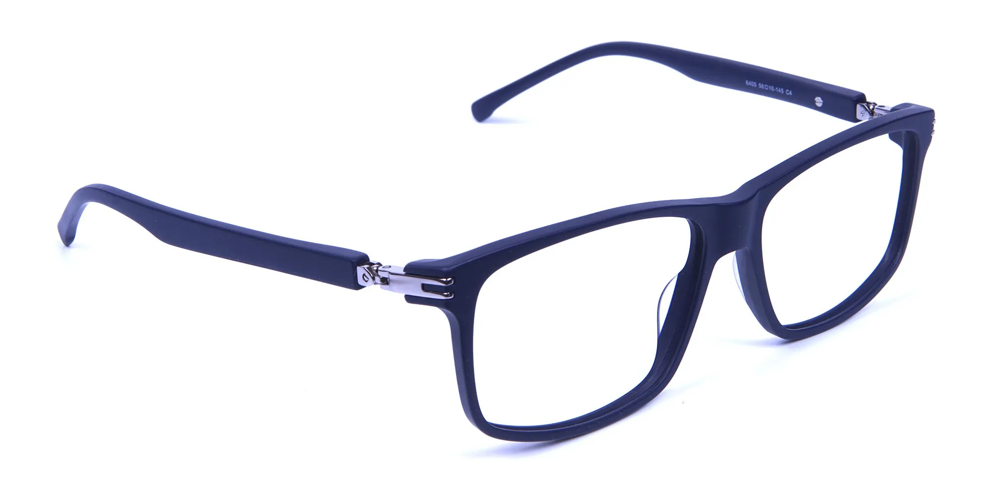Light Weight Detail Crafted Glasses in Blue - 1