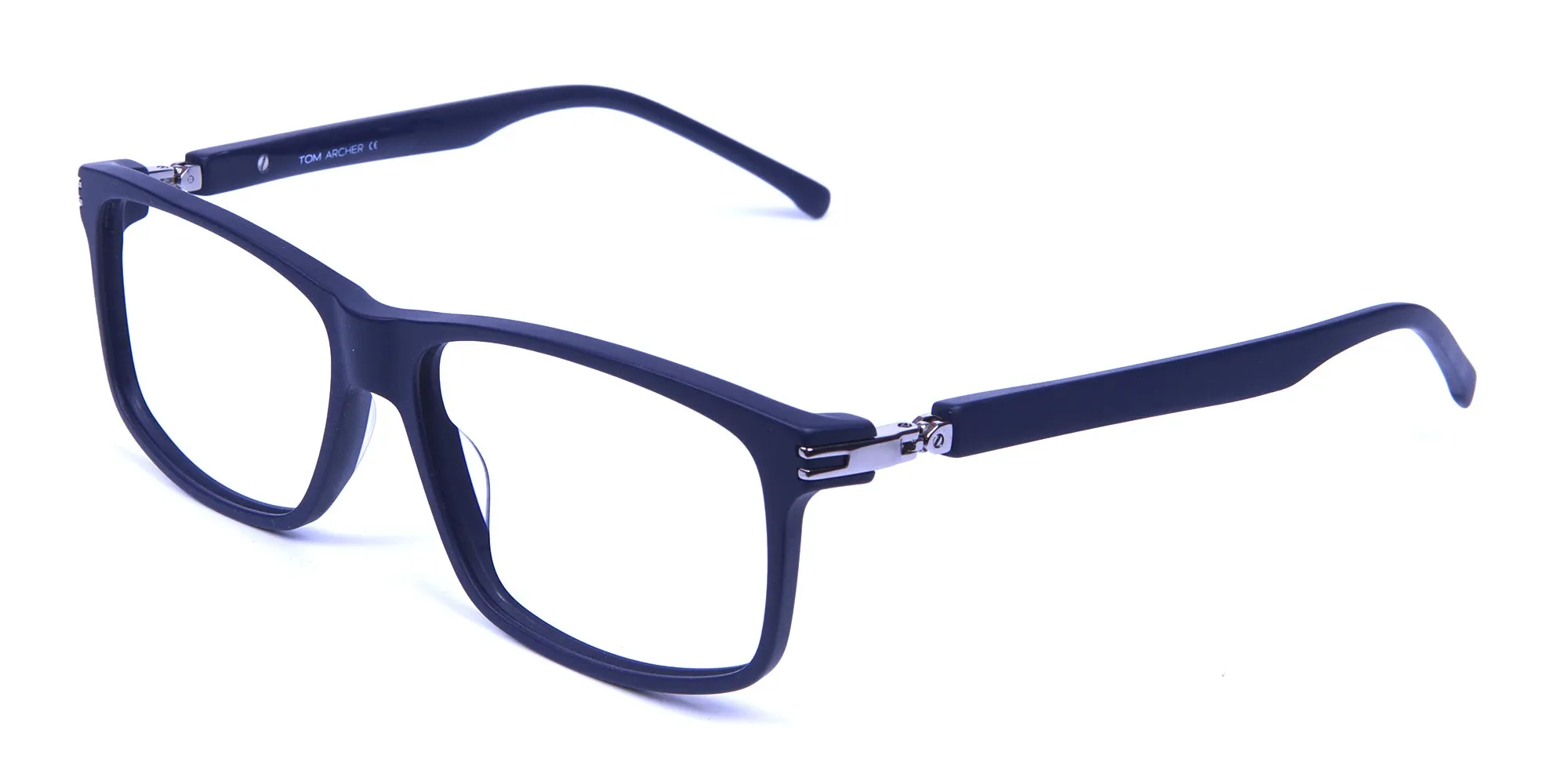 Light Weight Detail Crafted Glasses in Blue - 1