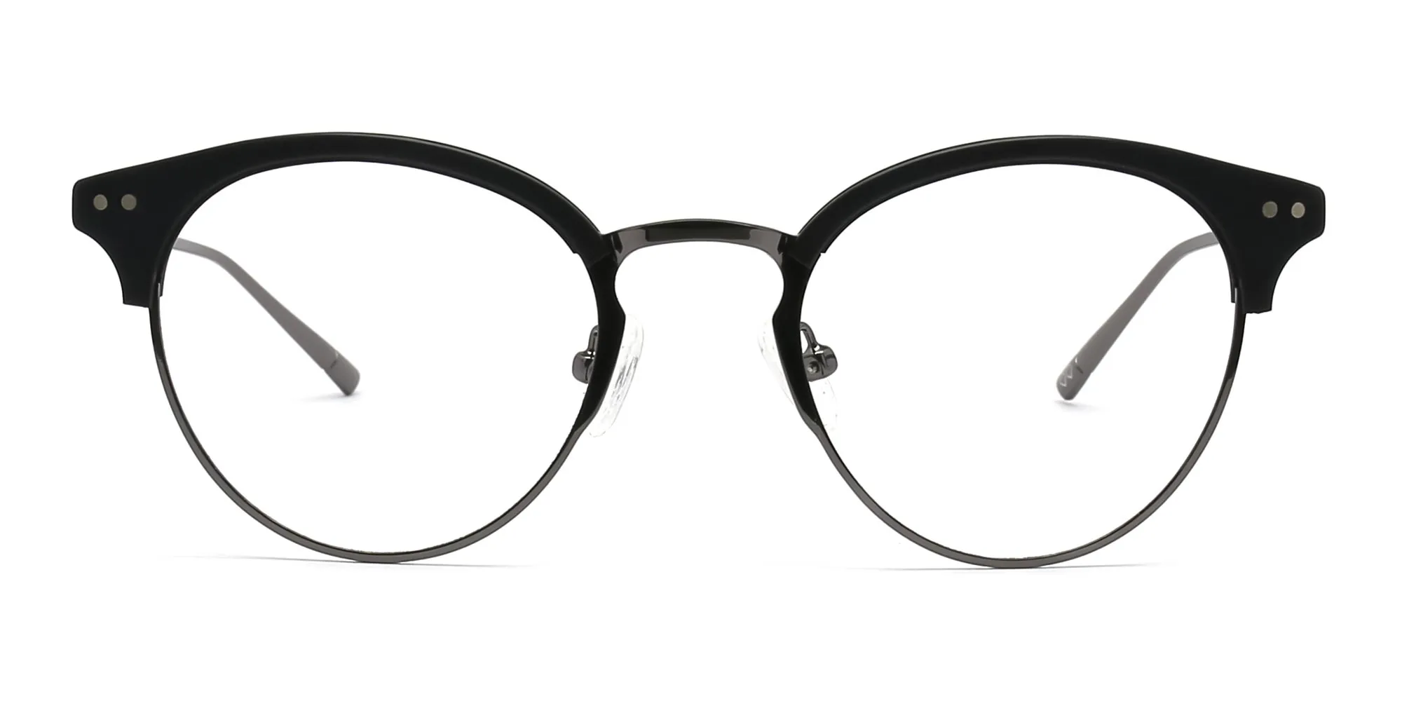 Black Horn Rimmed Glasses-2