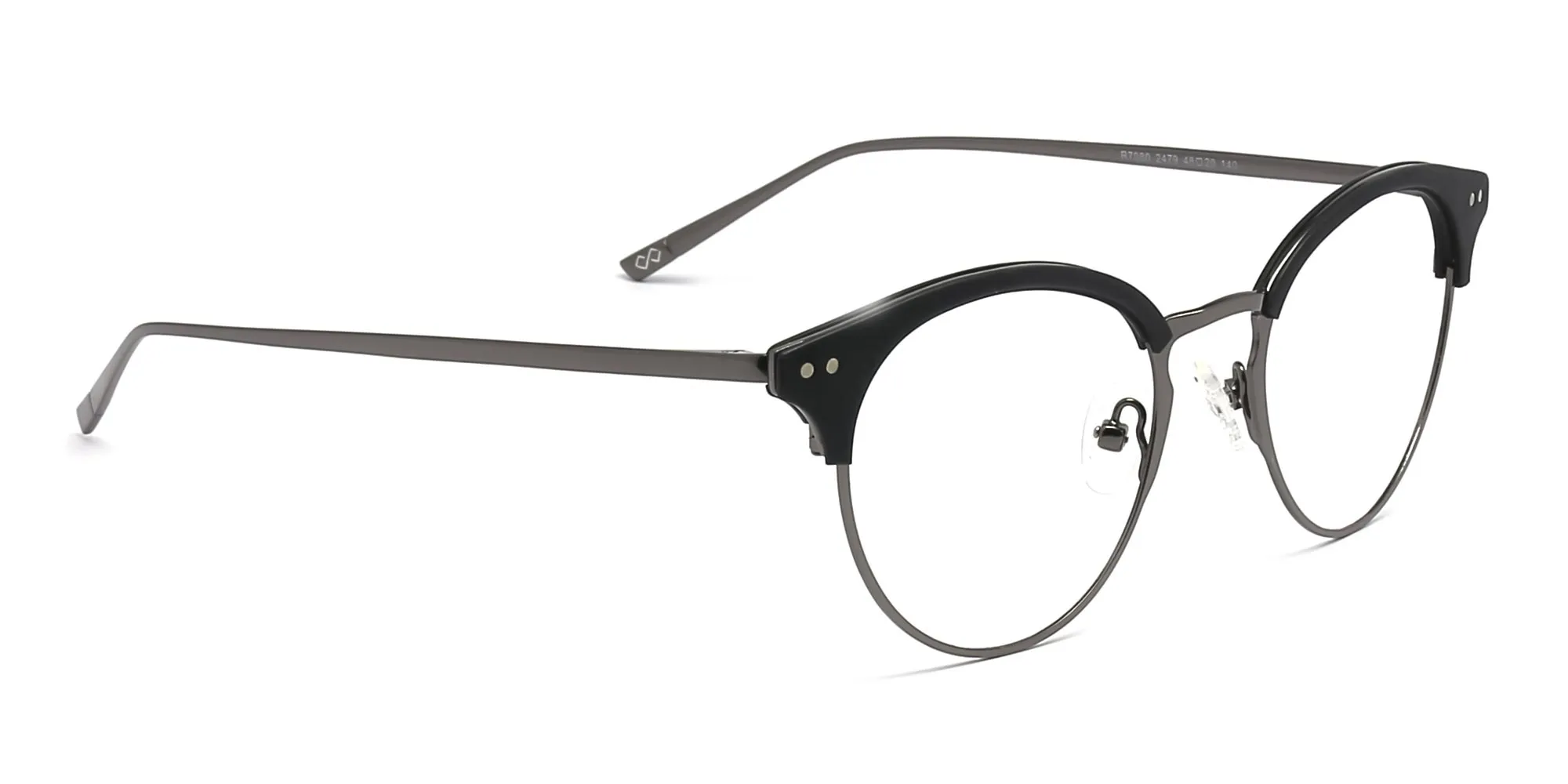 Black Horn Rimmed Glasses-2