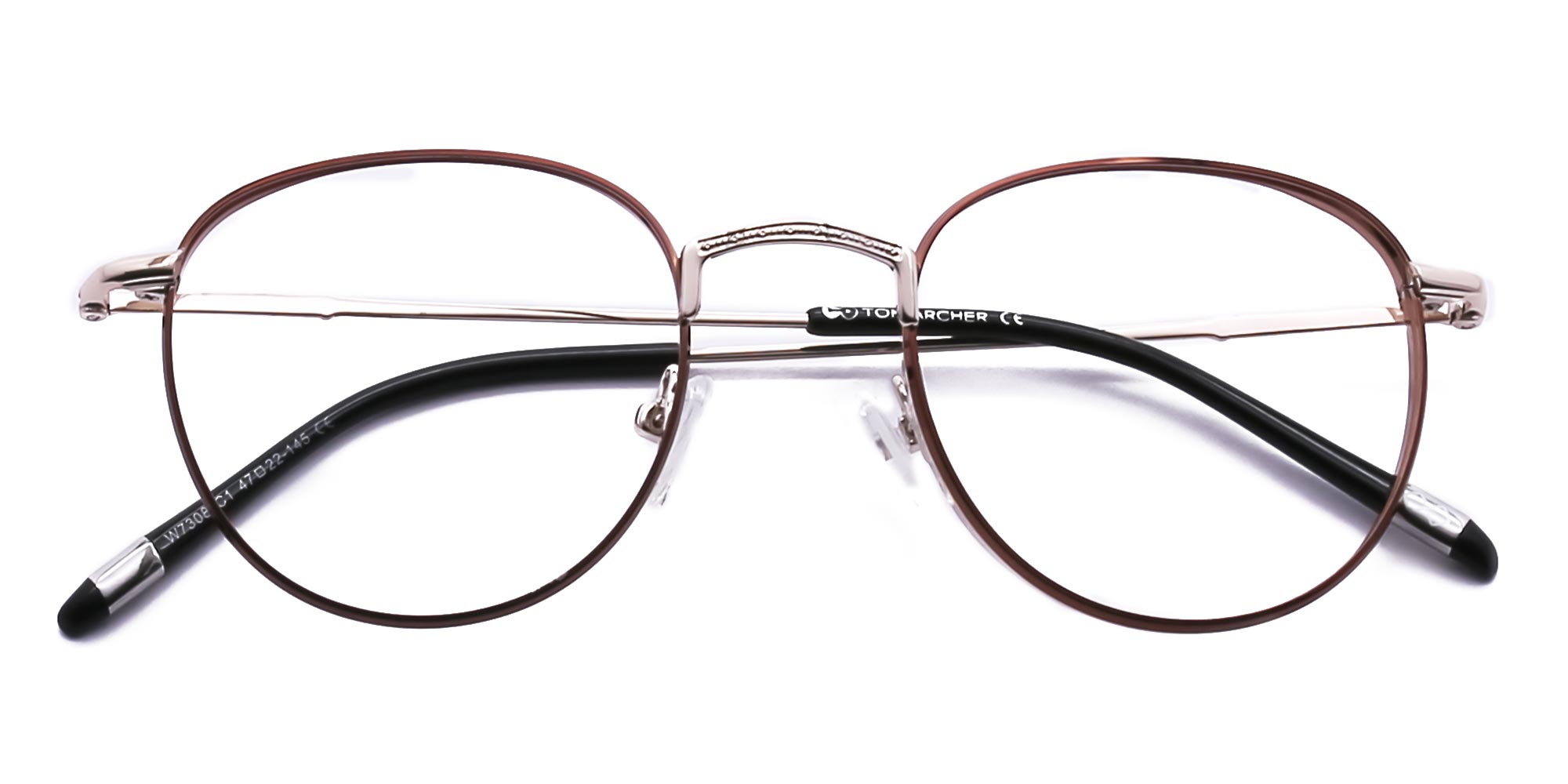 Gold Circle Glasses-1