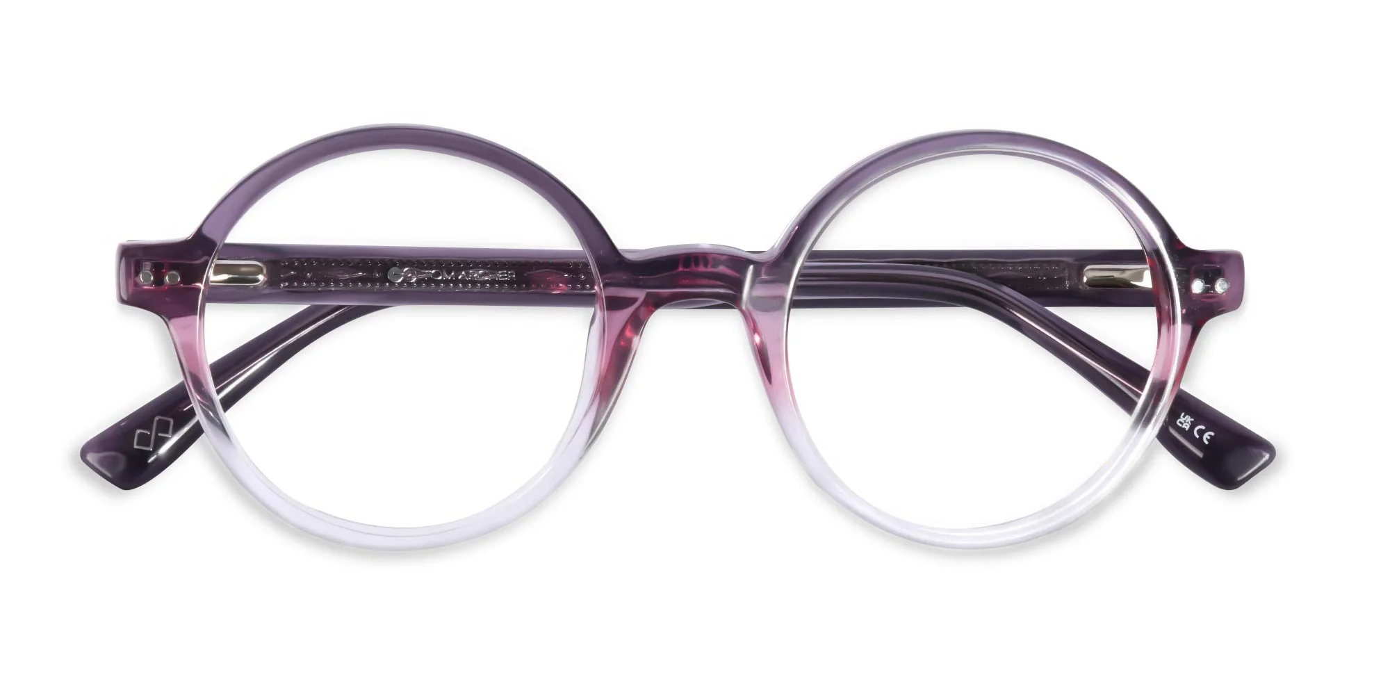Purple Round Glasses-1