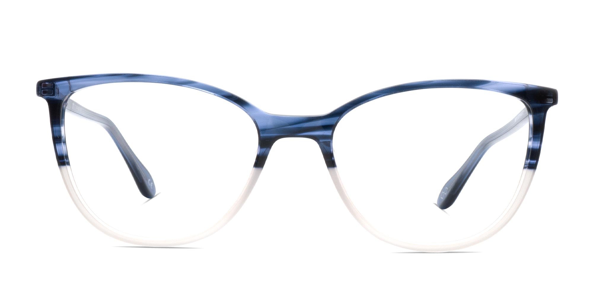 Two Tone Cat Eye Glasses-1