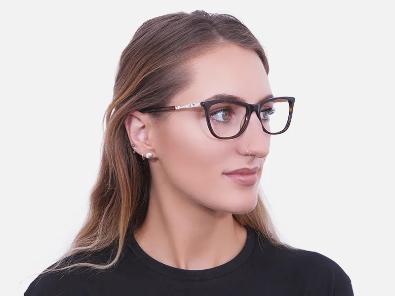 Tortoiseshell Glasses of Personality Look - 1
