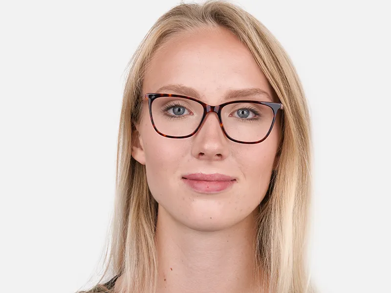 Women Designer Tortoise & Nude Pink Eyeglasses-2
