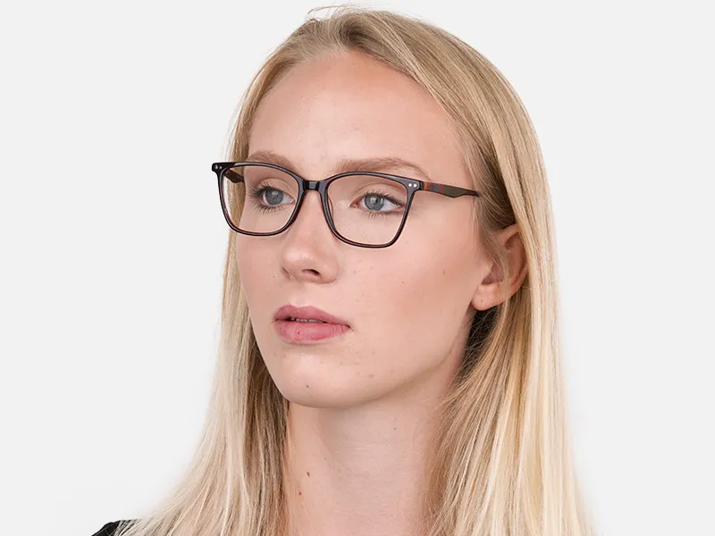 Designer Burgundy Brown Eyeglasses For Women-2