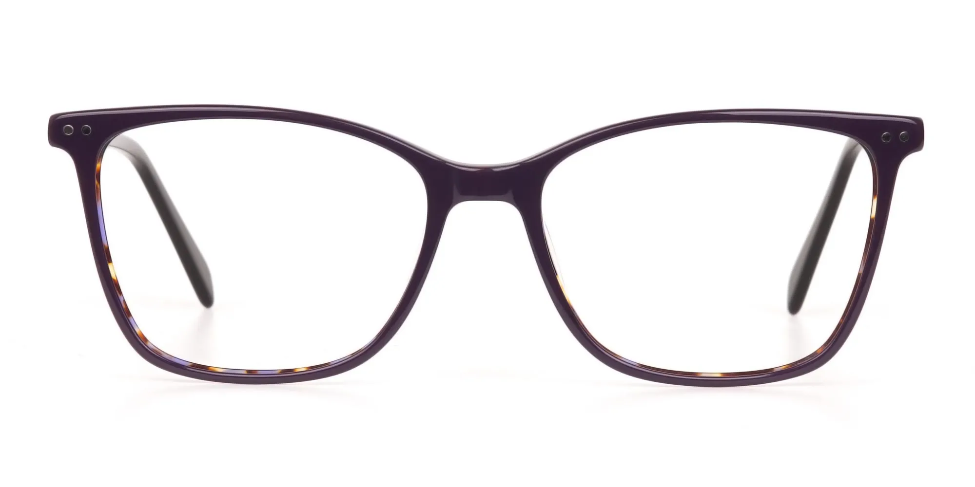 Designer Raisin Purple & Tortoise Eyeglasses Women-2