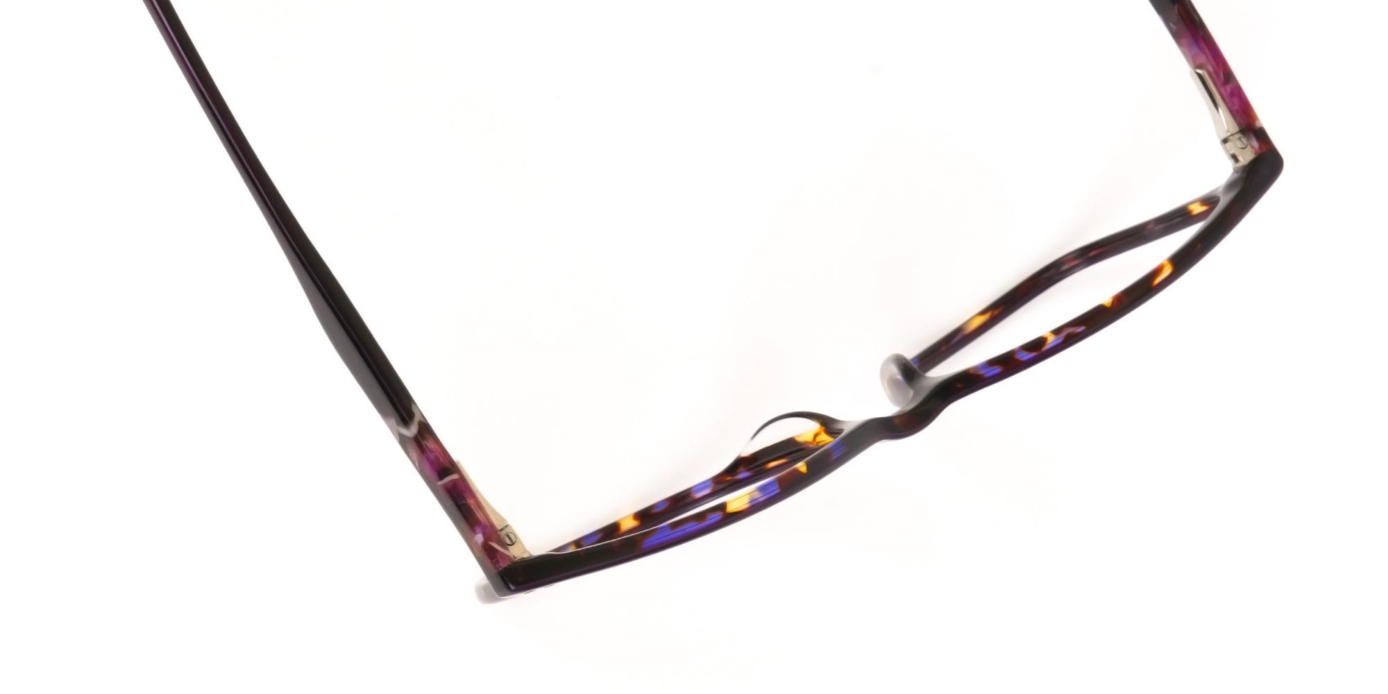 Designer Raisin Purple & Tortoise Eyeglasses Women-1