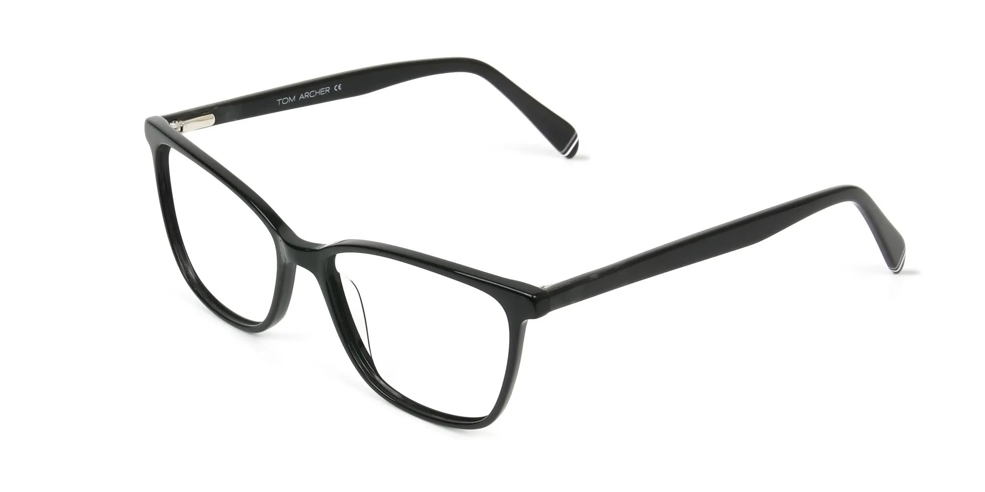 Women Black Rectangular Spectacles - 2