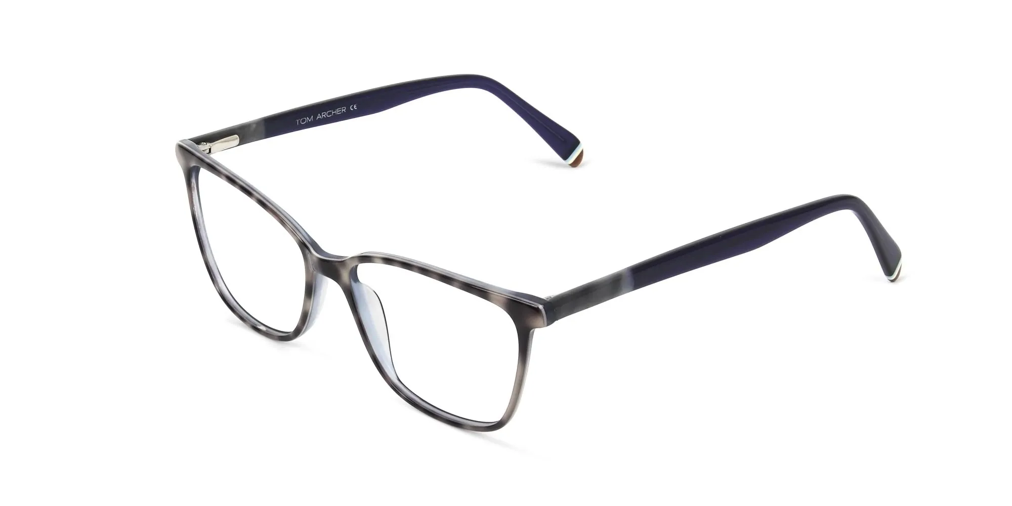 Blue Marble Grey Rectangular Spectacles - 2