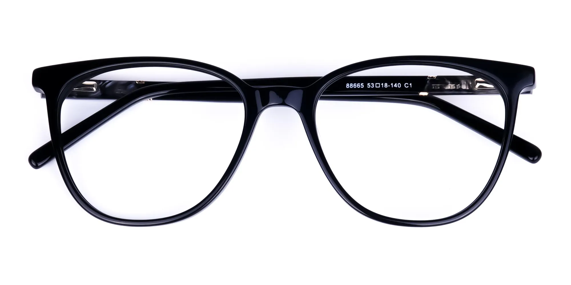 black cat eye glasses -2