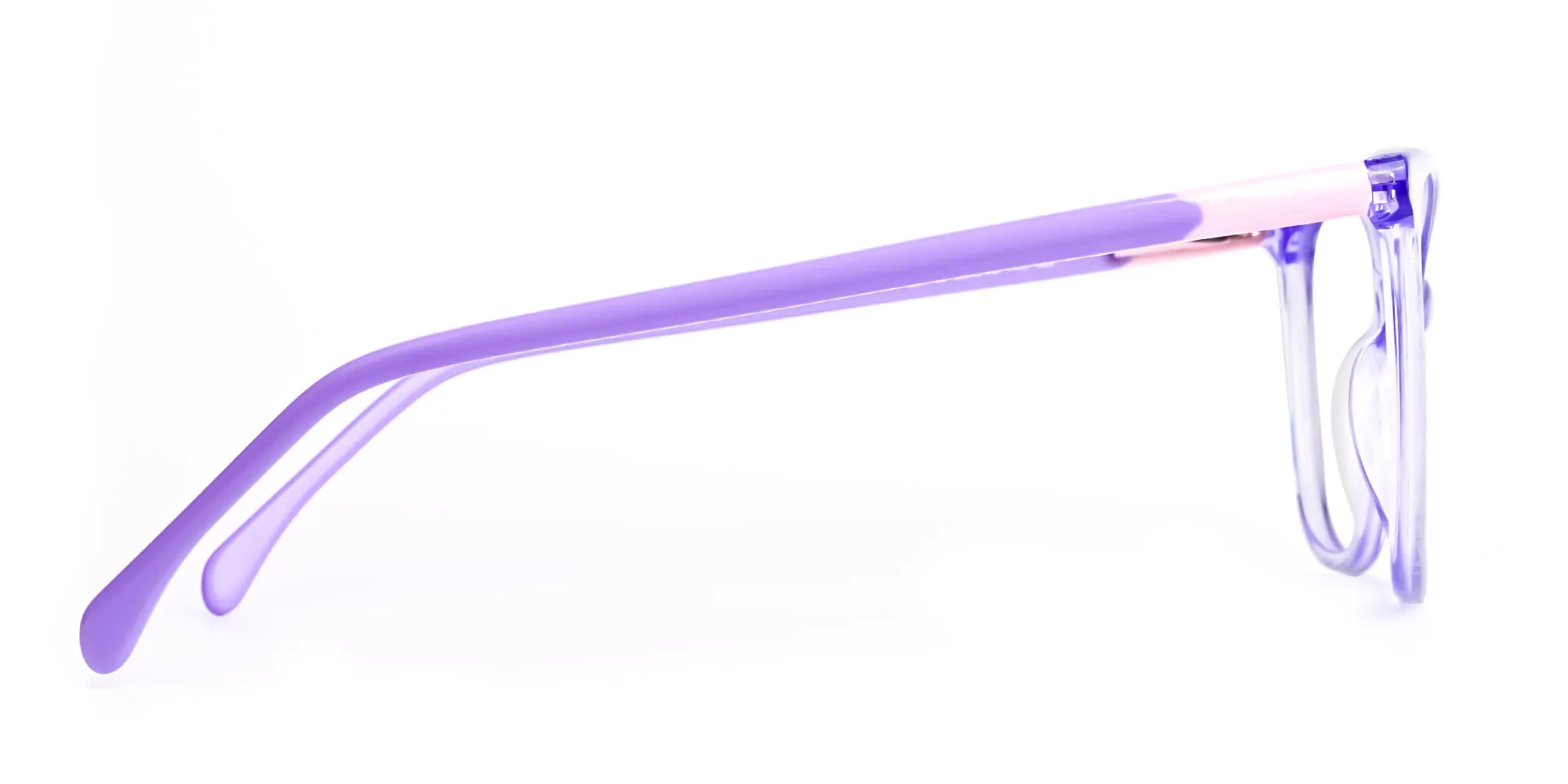 Crystal Pastel Purple Cat eye Glasses Frames