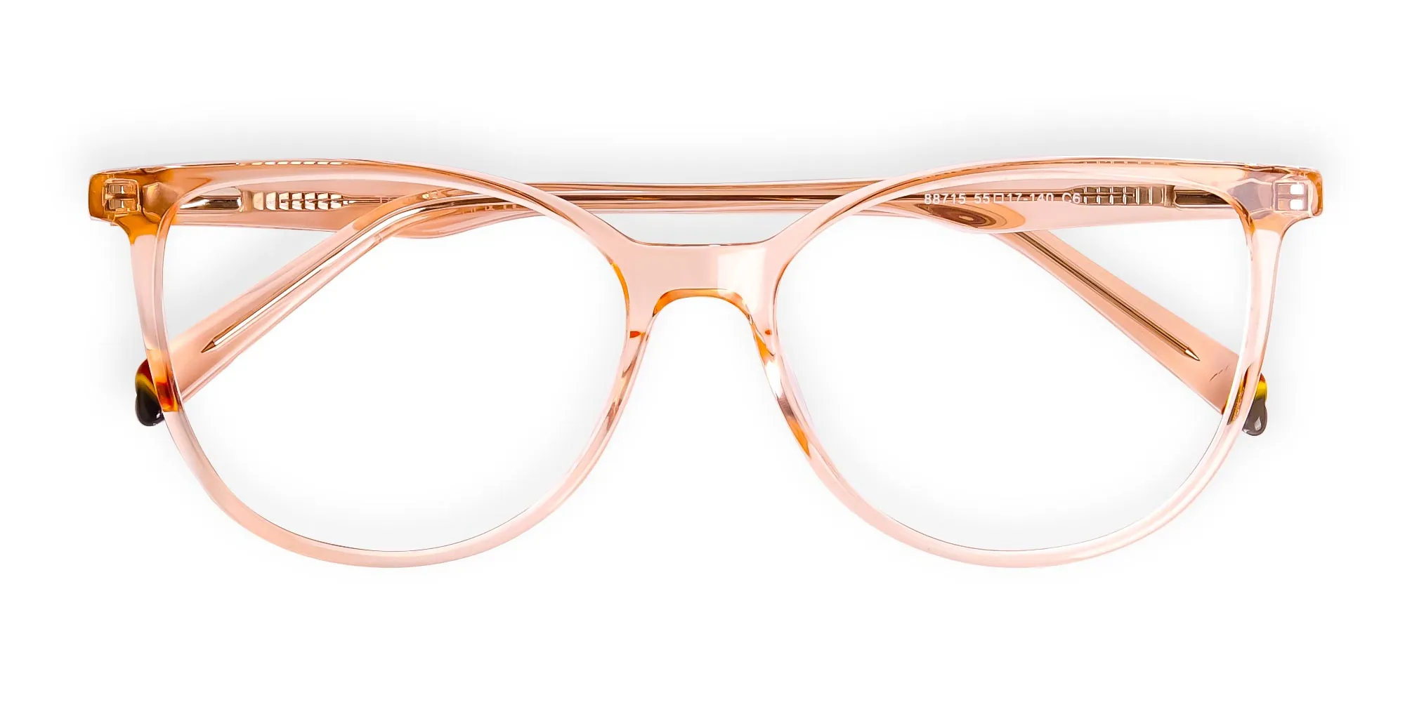 Orange-Colour-Crystal-Clear-or-Transparent-Cat-eye-Glasses-Frames-2