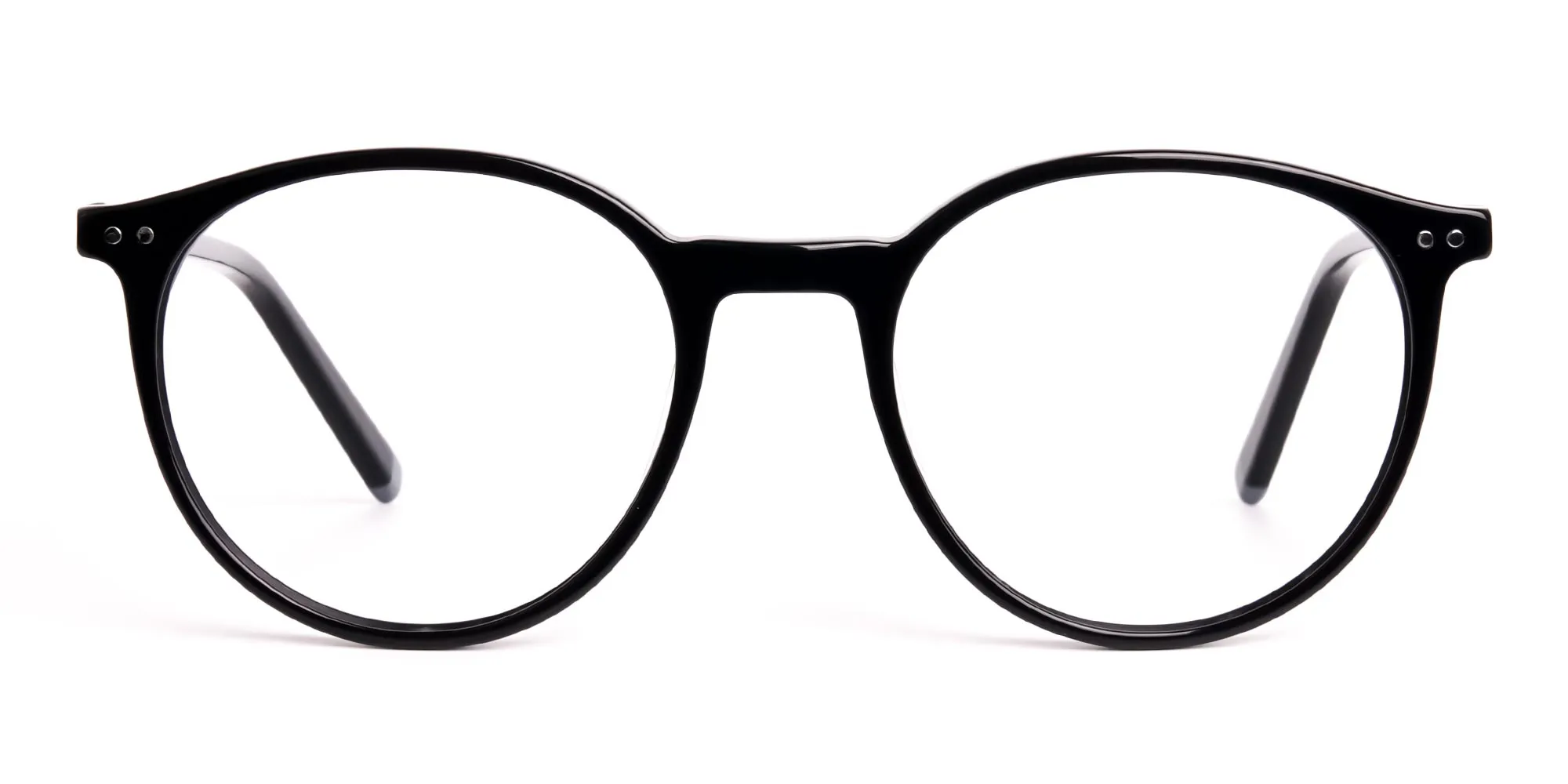 designer and trendy black round glasses frames-2