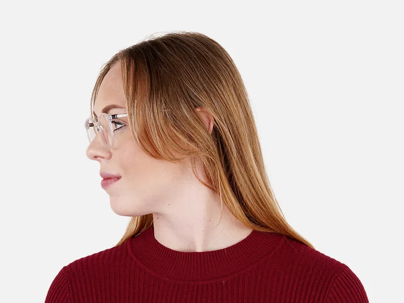 crystal clear and transparent round glasses frames-2