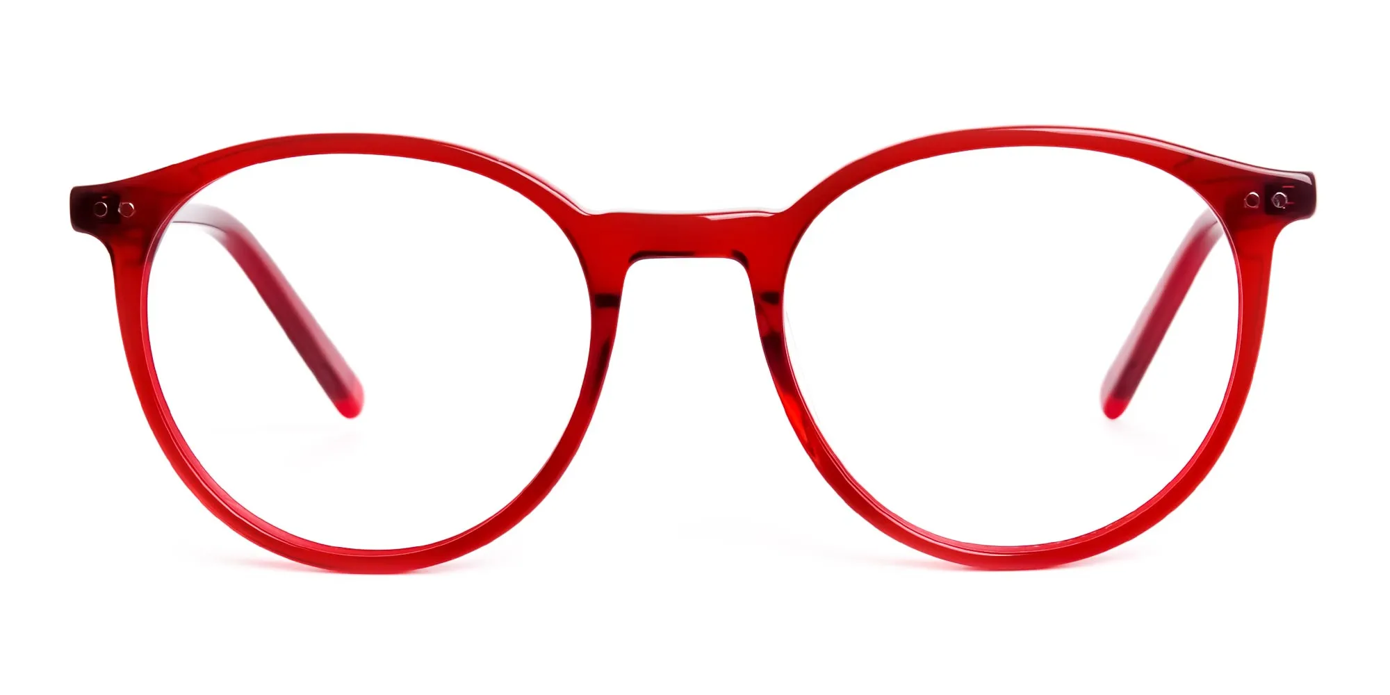 dark and wine red round glasses frames-2
