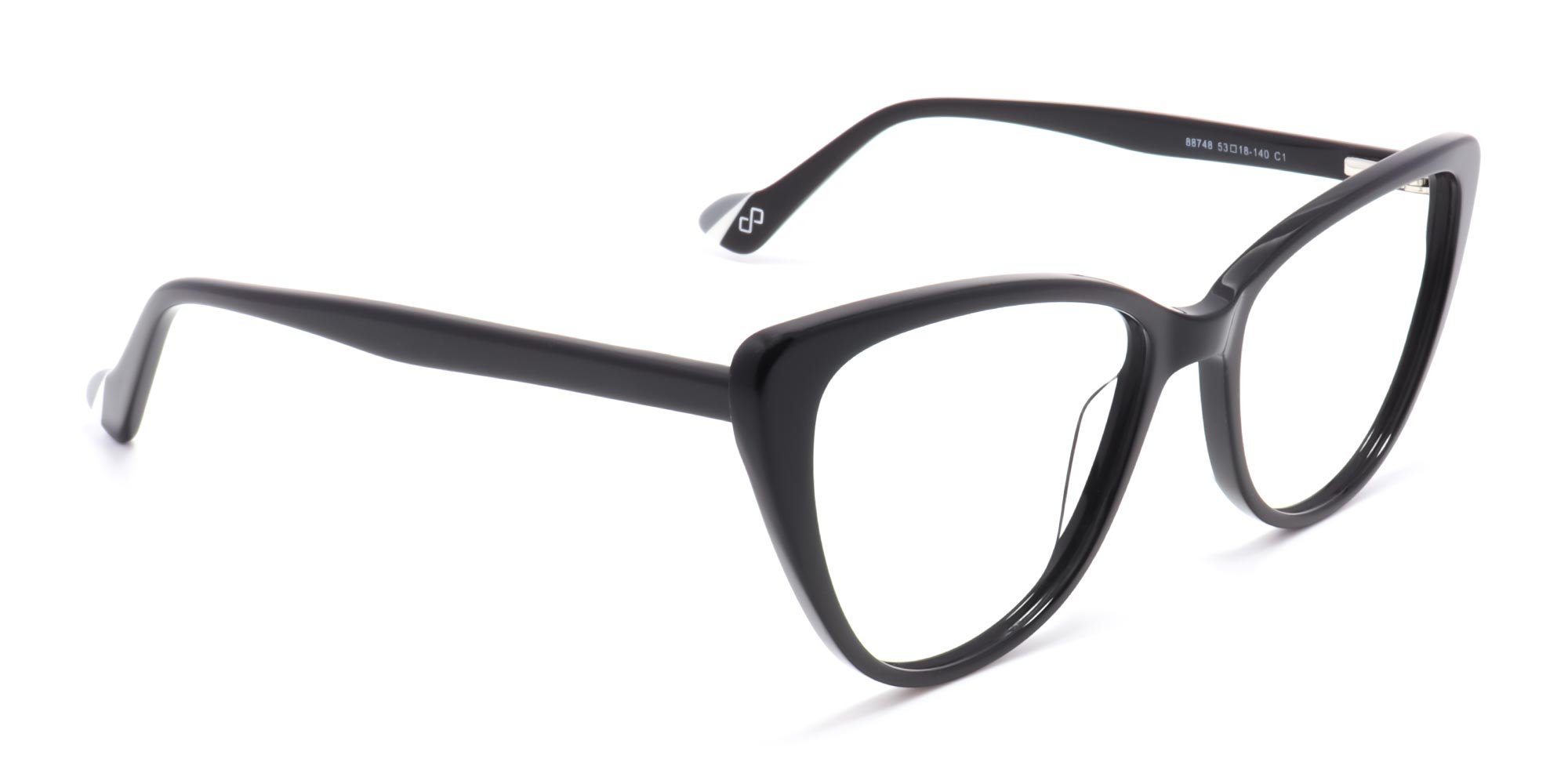 Black Cat Eye Glasses Frames-1