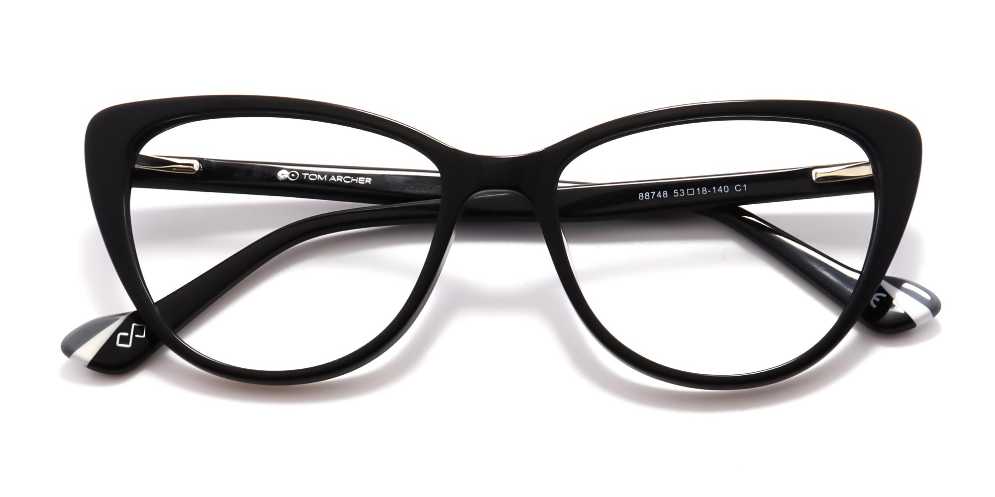 Black Cat Eye Glasses Frames-1