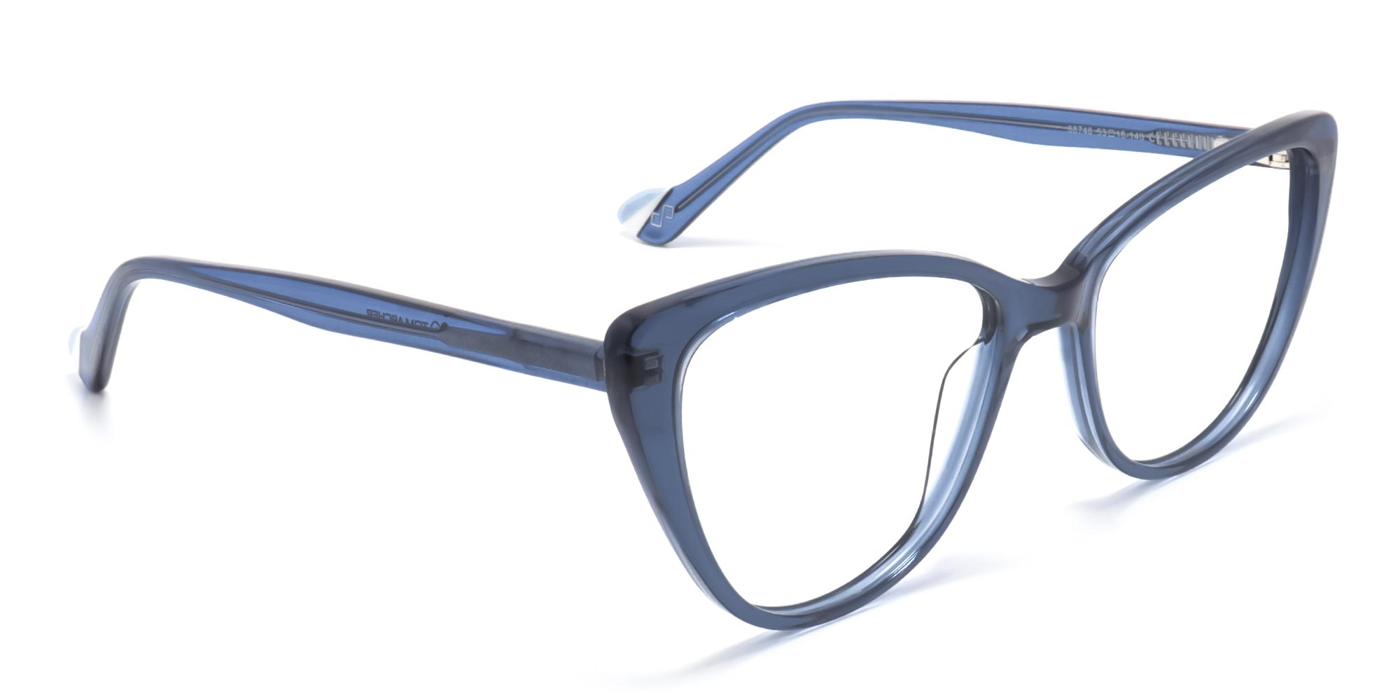 clear cateye glasses frames-1